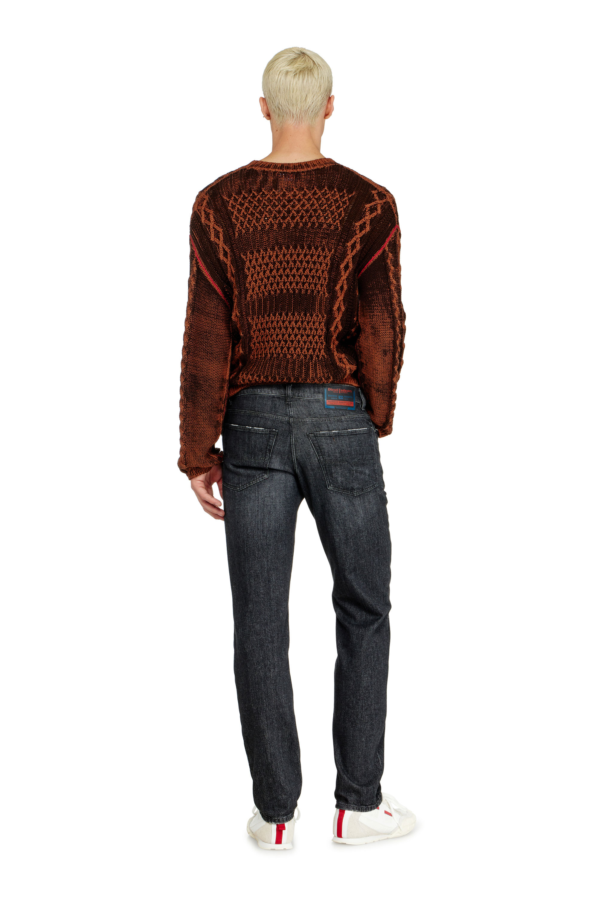 Diesel - Man's Regular Jeans 2023 D-Finitive 09P79, Black/Dark grey - 4