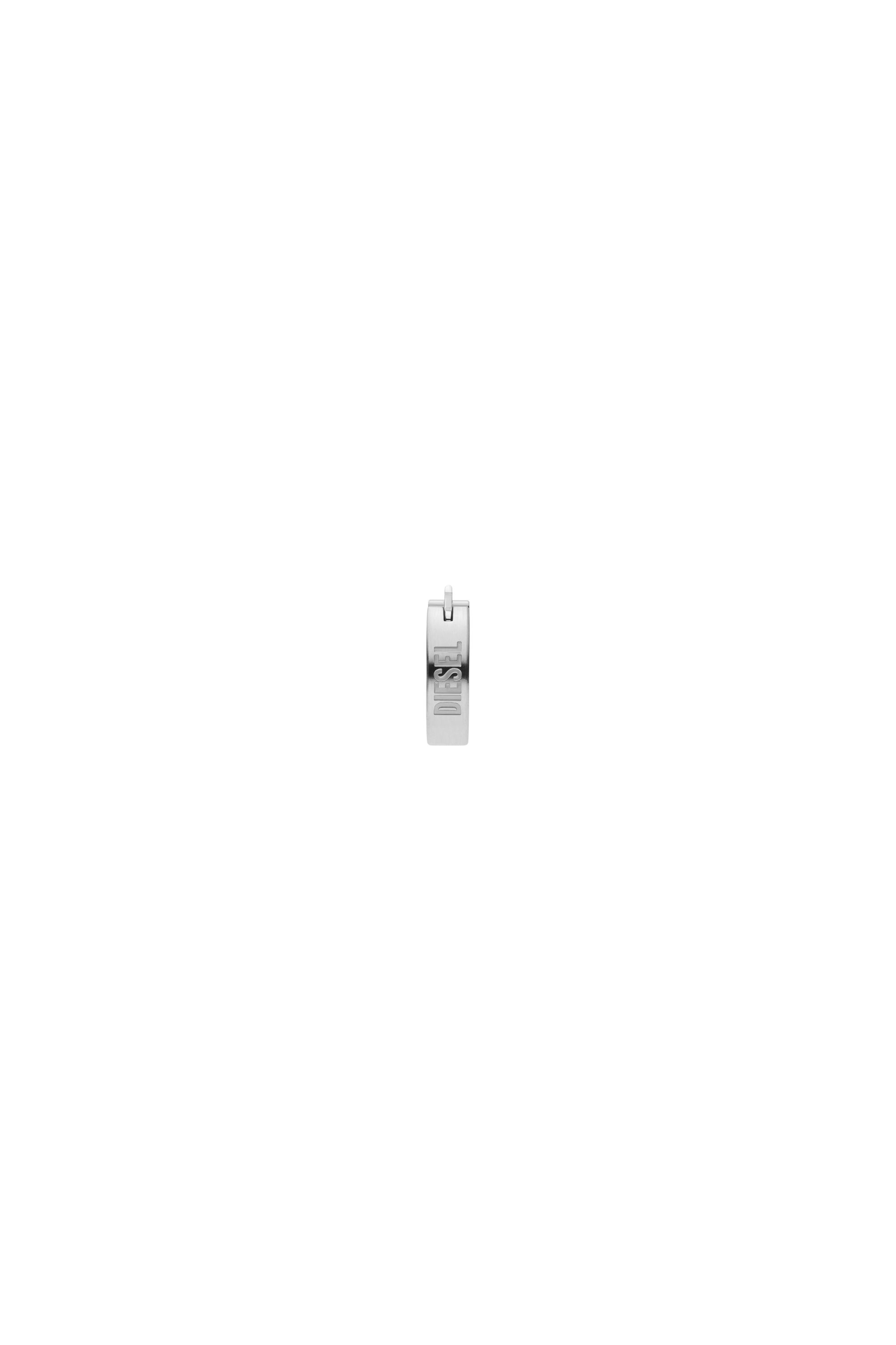 Diesel - DX1639040 JEWELLERY, Unisex Ohrring aus Edelstahl in Silber - 2