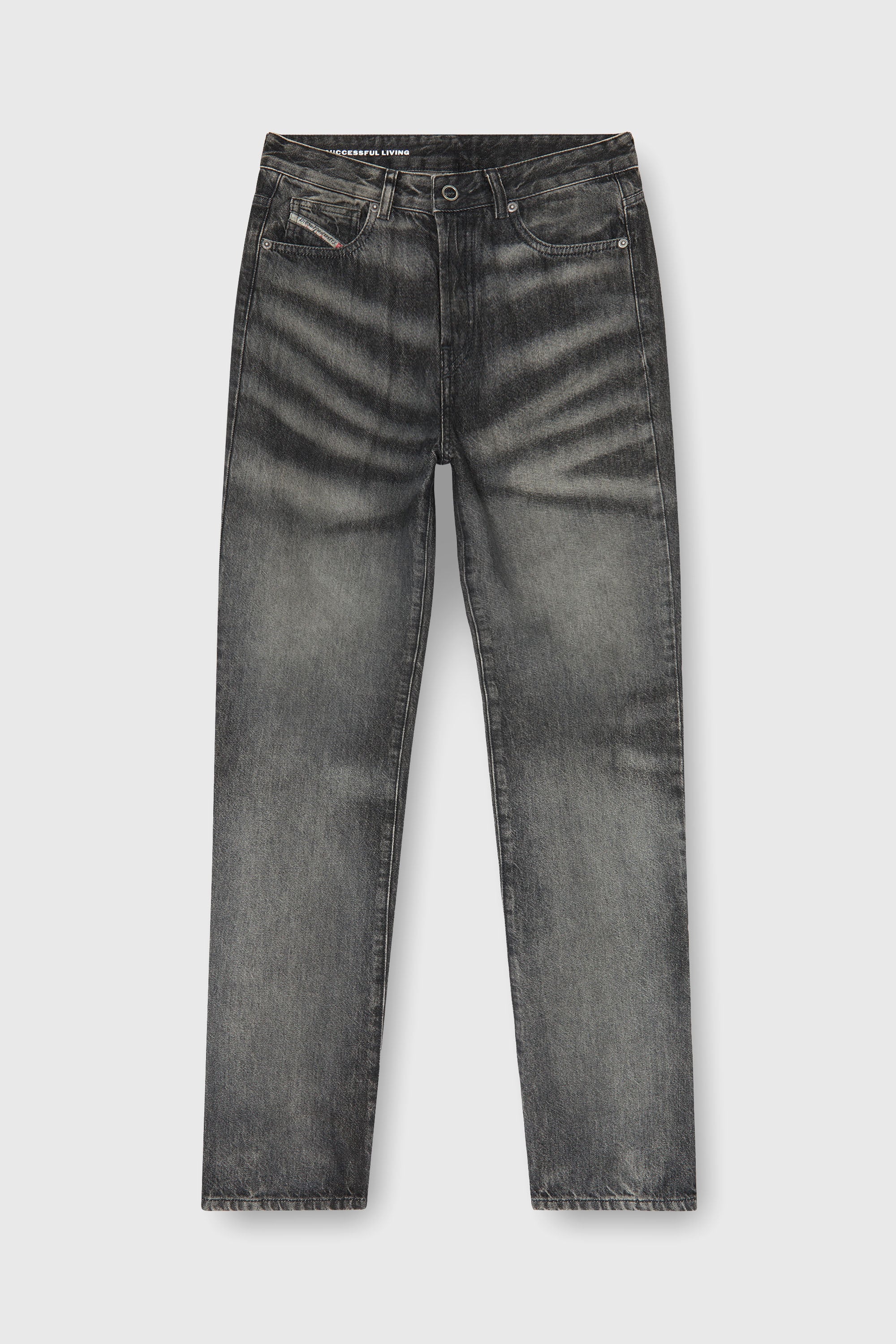 Diesel - Damen Regular Jeans D-Heel 09R33, Schwarz/Dunkelgrau - 2