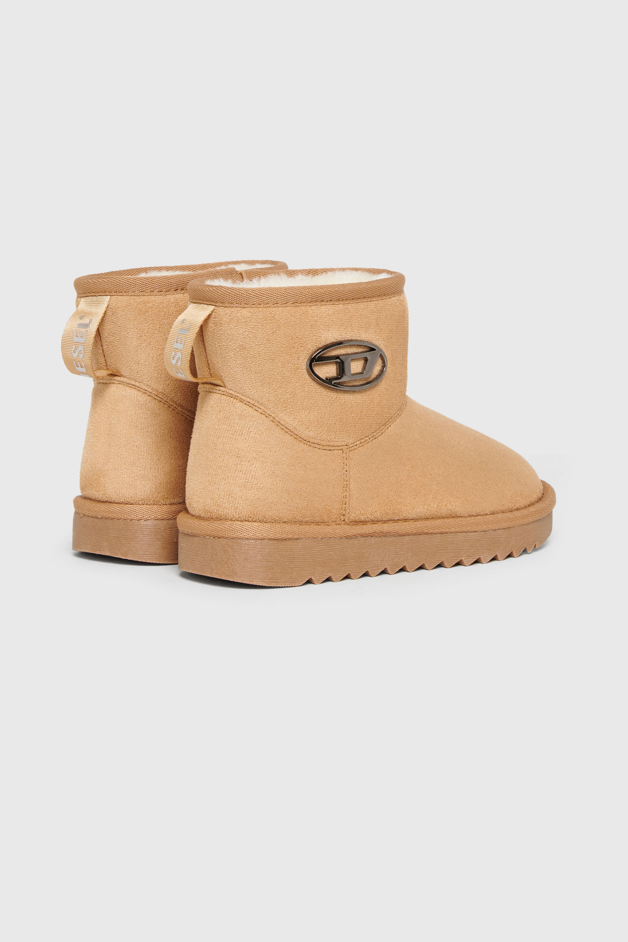 Diesel - D-DAATEN, Unisex D-Daaten - Stiefel mit Pl&uuml;schfutter in Braun - 3