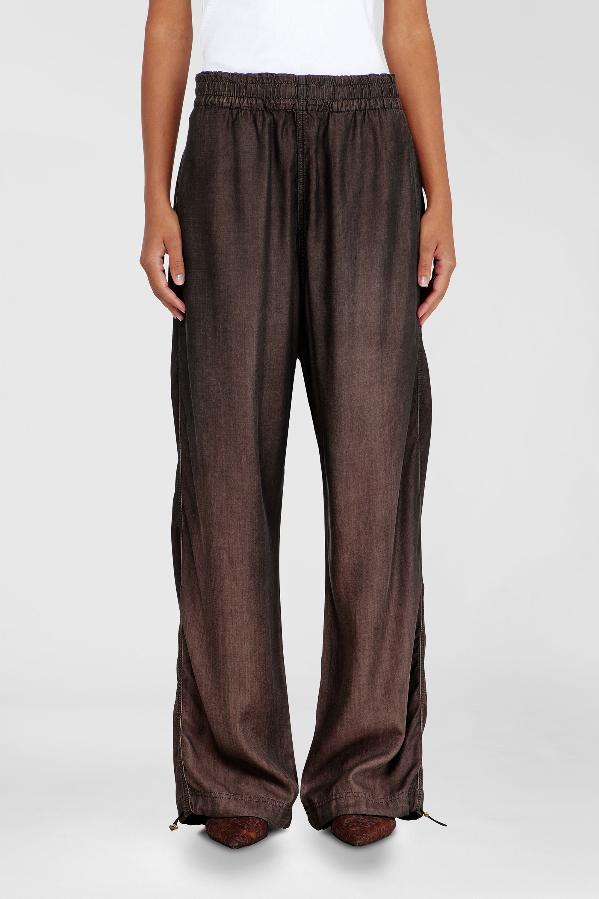 Diesel - Unisex Relaxed Jeans D-Roder 068YF, Dunkelbraun - 4