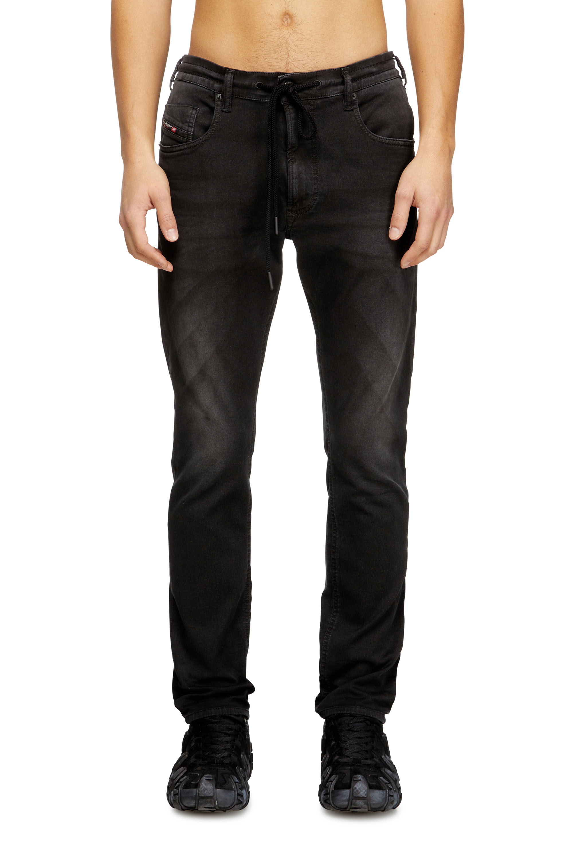Diesel - Herren Regular 2032 D-Krooley Joggjeans® 0670M, Schwarz - 1