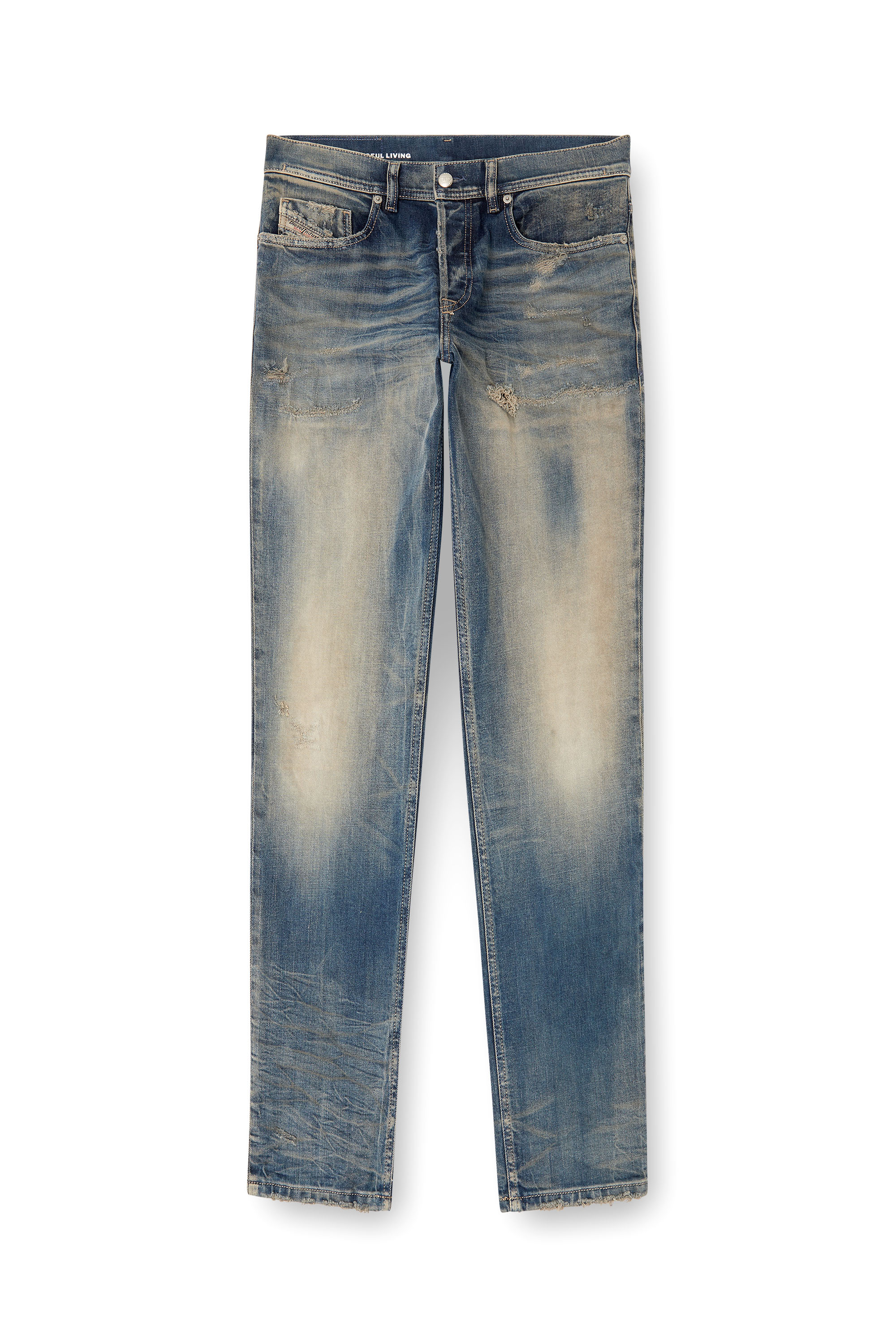 Diesel - Herren Regular Jeans 2023 D-Finitive 09M18, Mittelblau - 3