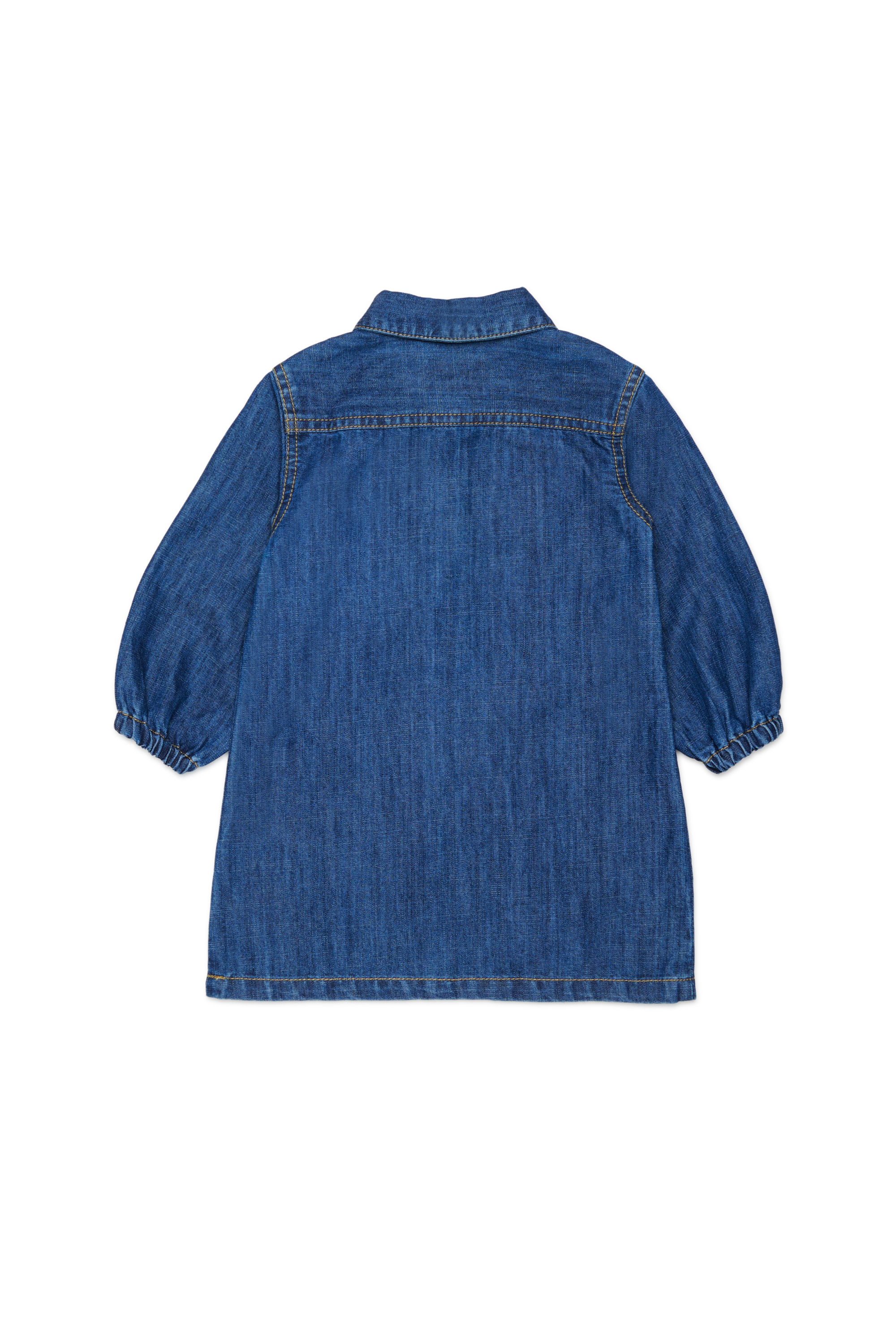 Diesel - DELBIB, Damen Jeanskleid mit Oval D Logo-Stickerei in Mittelblau - 2