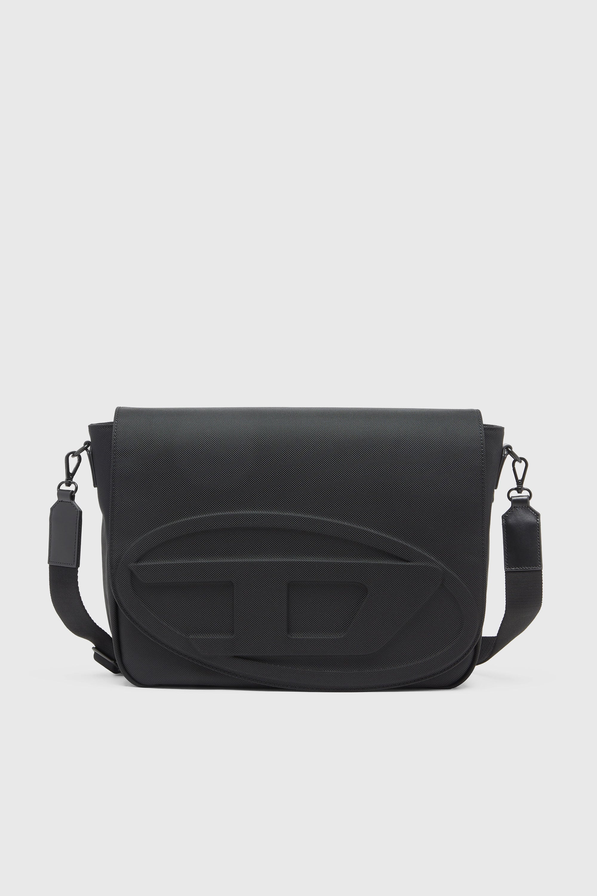 Diesel - 1DR MESSENGER, Man's 1DR-Messenger bag in CORDURA&reg; nylon in Black - 1