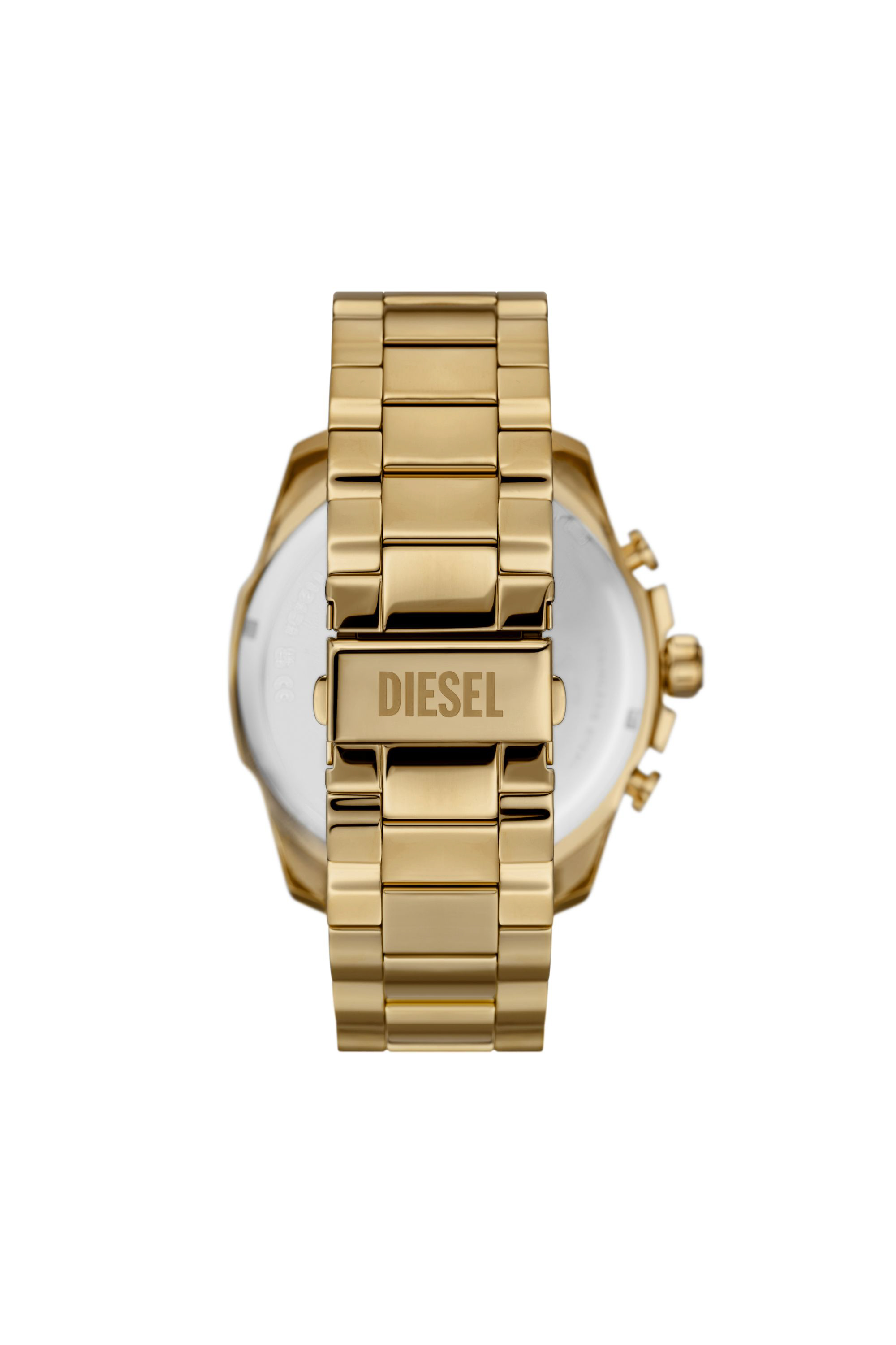 Diesel - DZ4662, Herren Mega Chief Chronograph/Armbanduhr aus goldfarbenem Edelstahl in Gold - Image 2