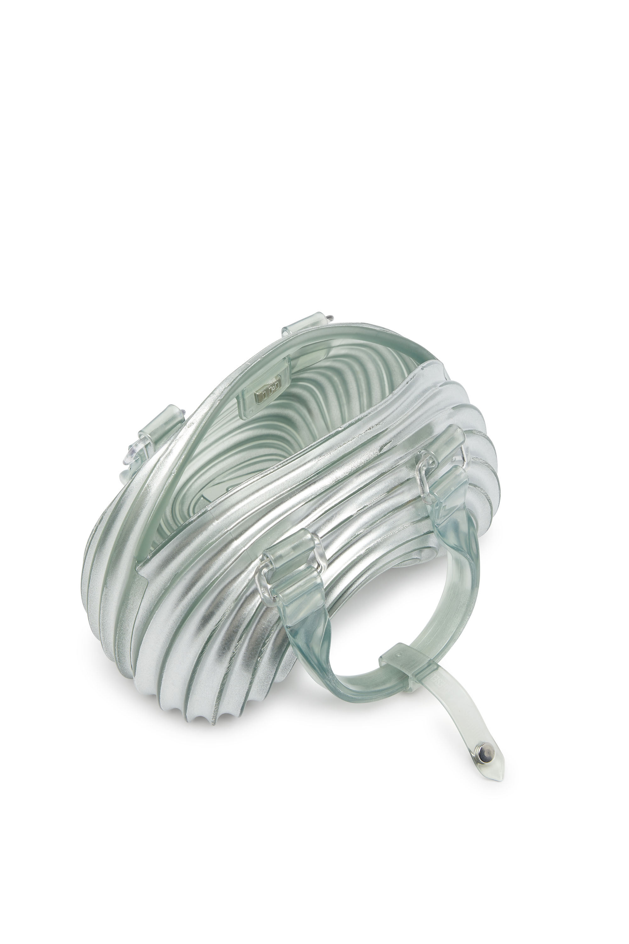Diesel - MELISSA QUANTUM DOME, Damen Quantum Dome &ndash; Handtasche aus Melflex&reg; in Silber - 4