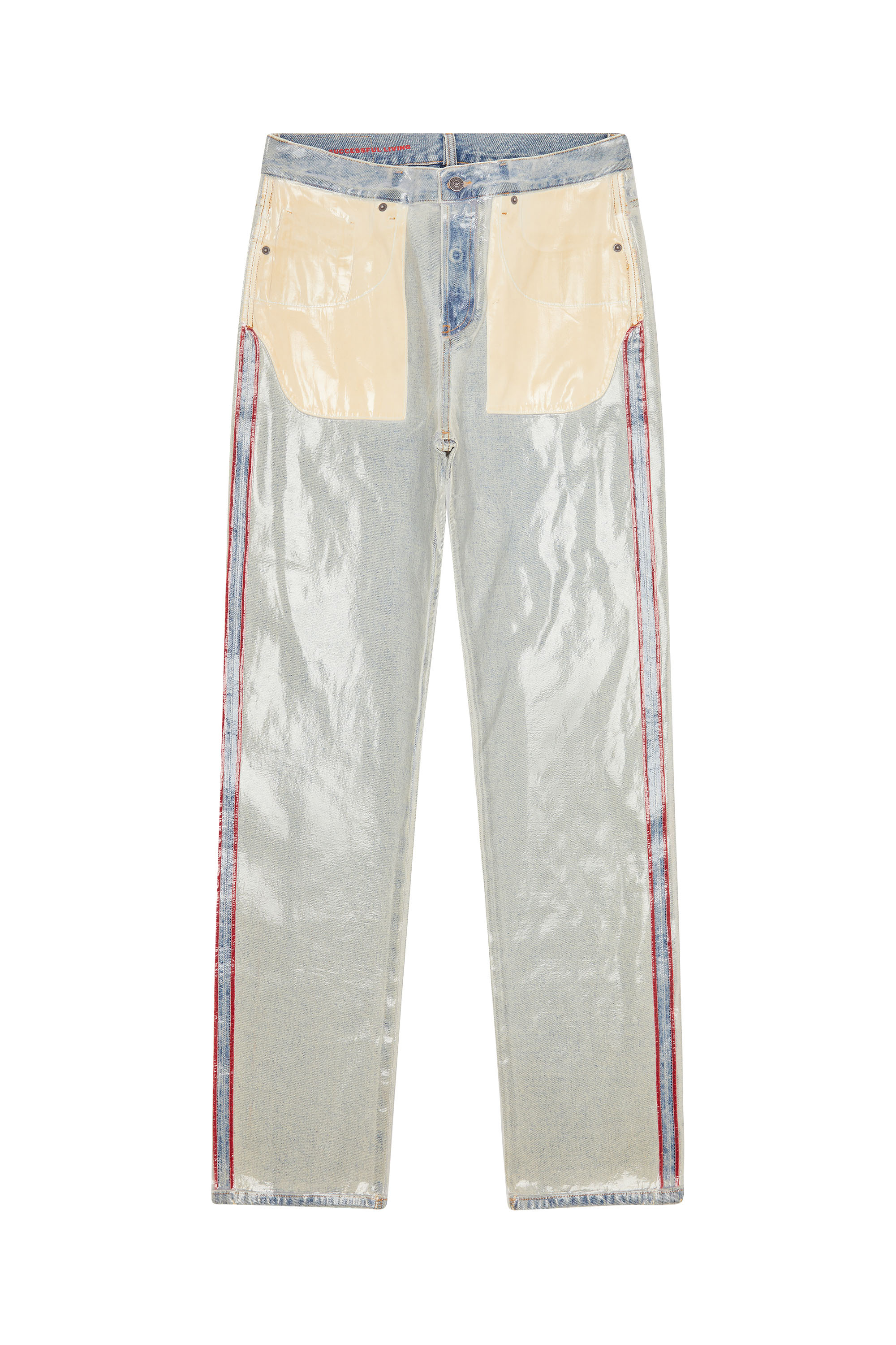 Diesel - 2020 D-Viker 007H6 Straight Jeans, Hellblau - Image 6