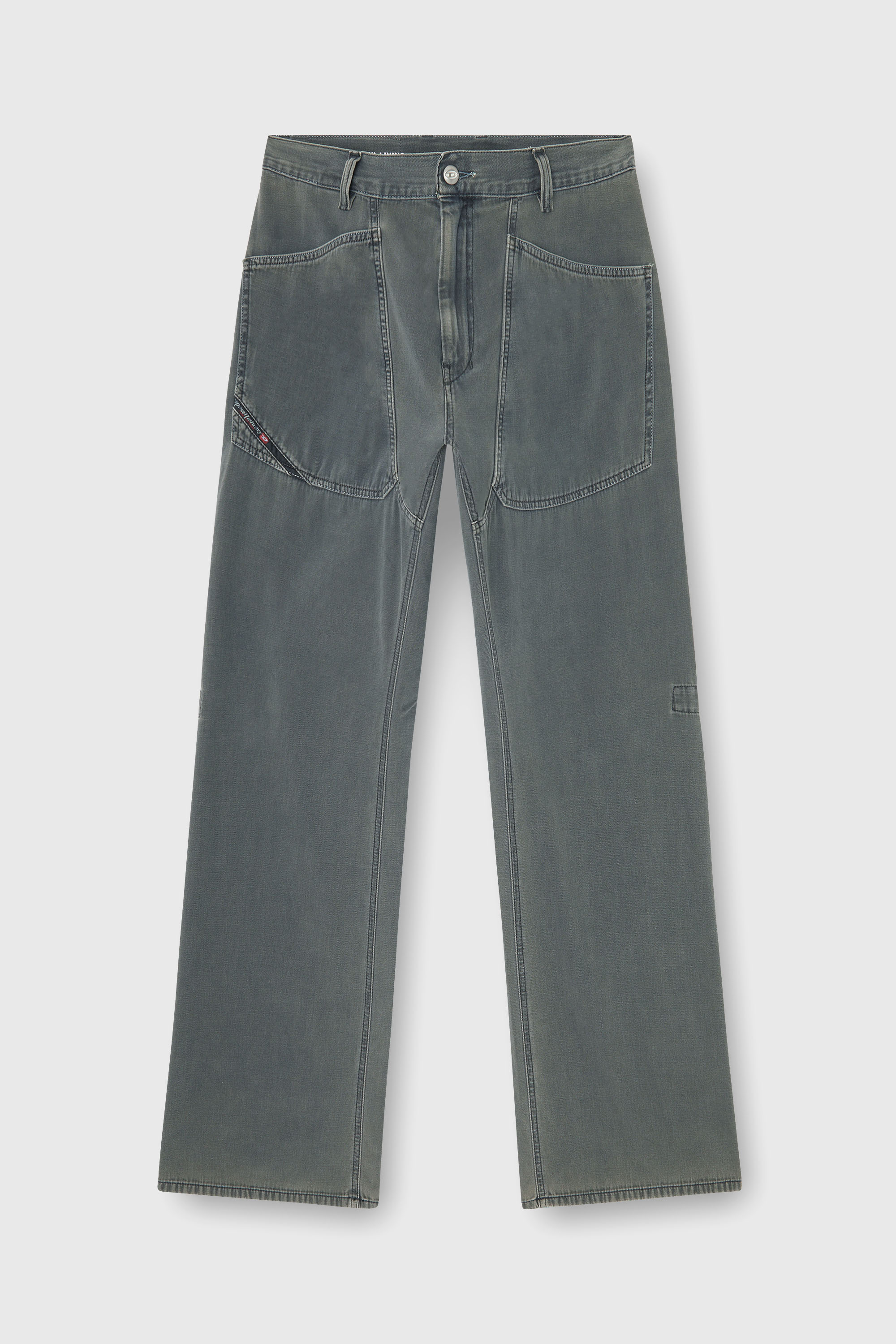 Diesel - Herren Relaxed Jeans D-Zeta 068WR, Grau - 2