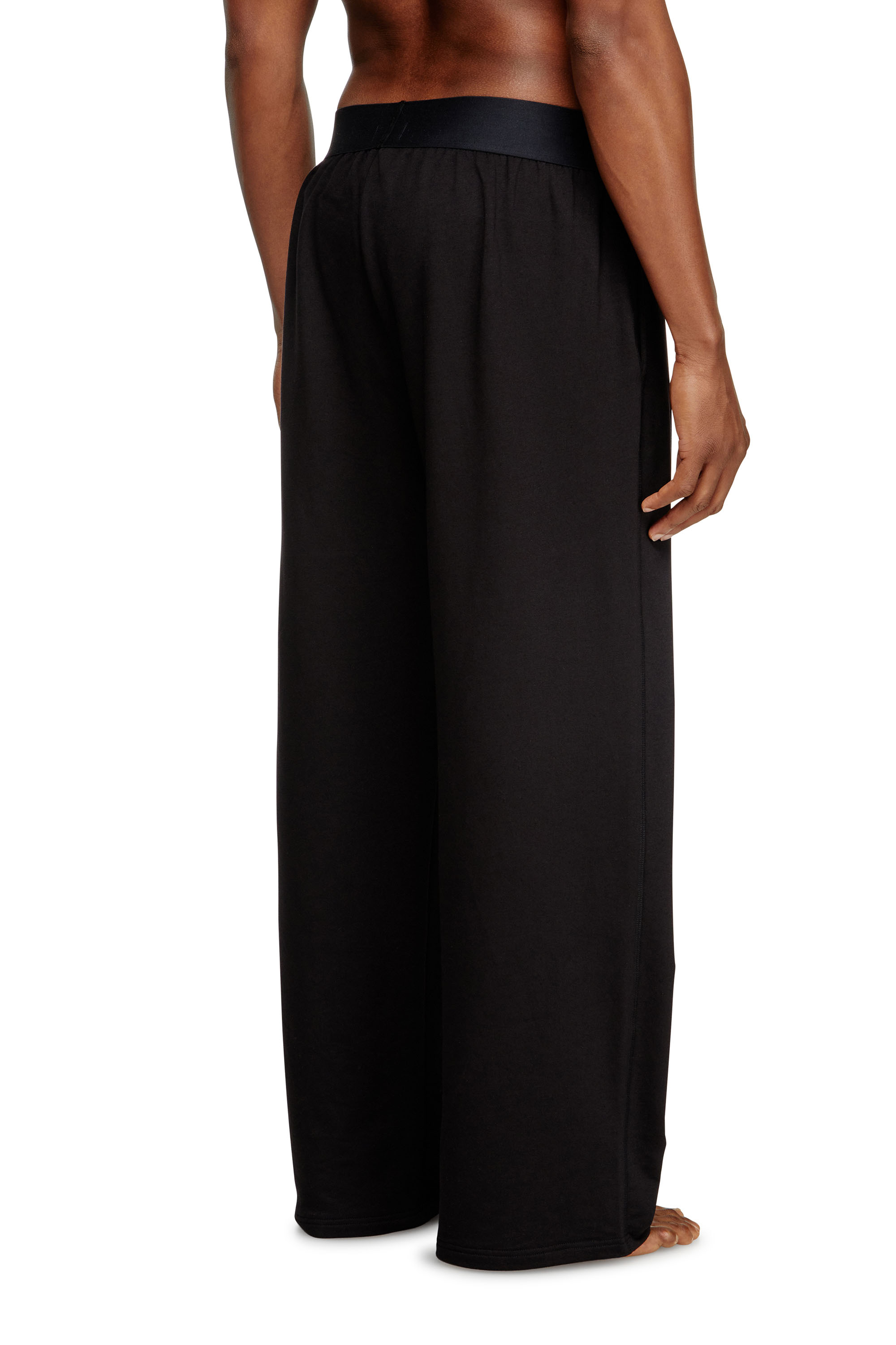 Diesel - NOLAN-D-POP, Herren Pyjama-Hose mit Cut-Off-Logo in Schwarz - 4