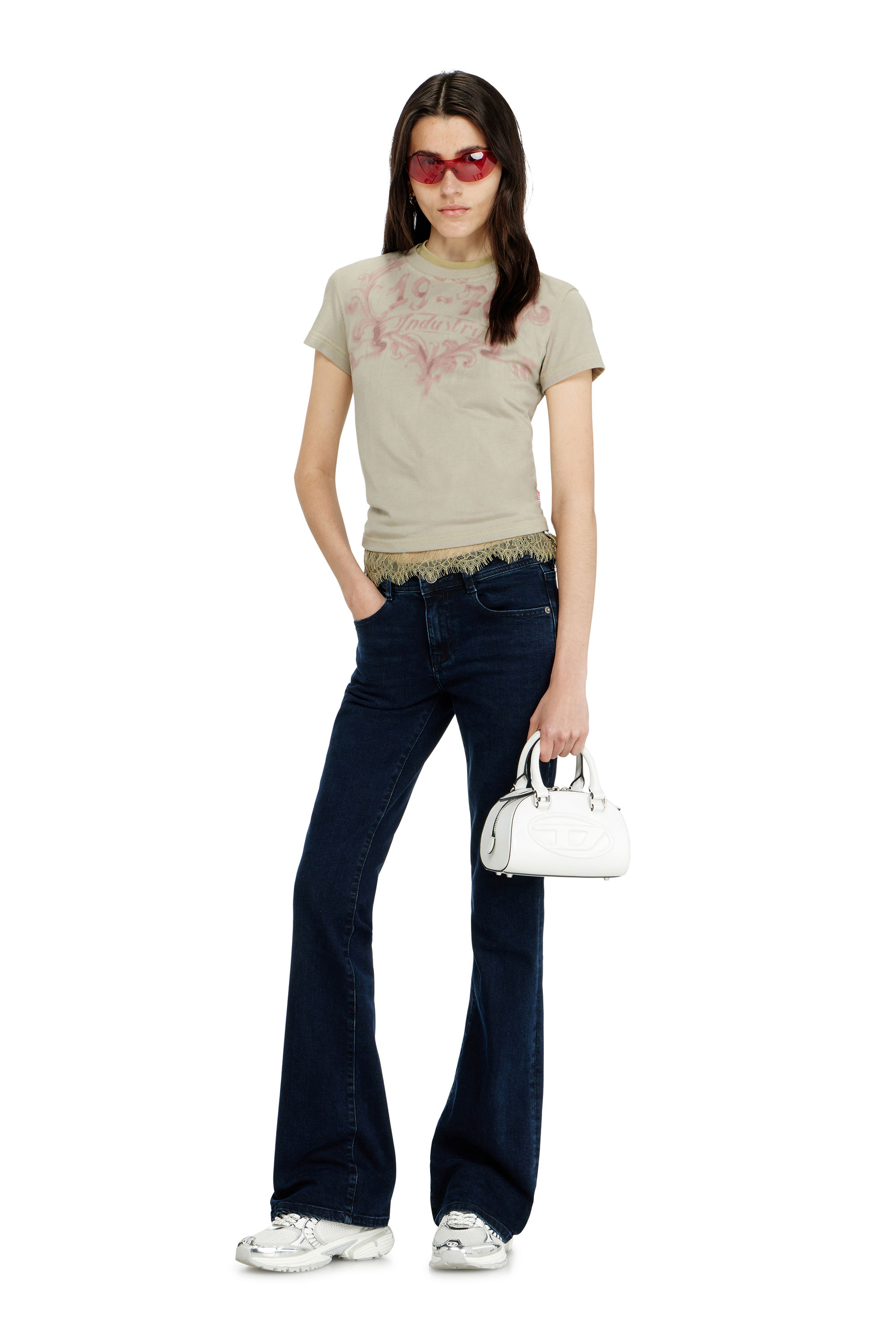 Diesel - Damen Bootcut Jeans 1969 D-Ebbey 0KBBG, Dunkelblau - 1