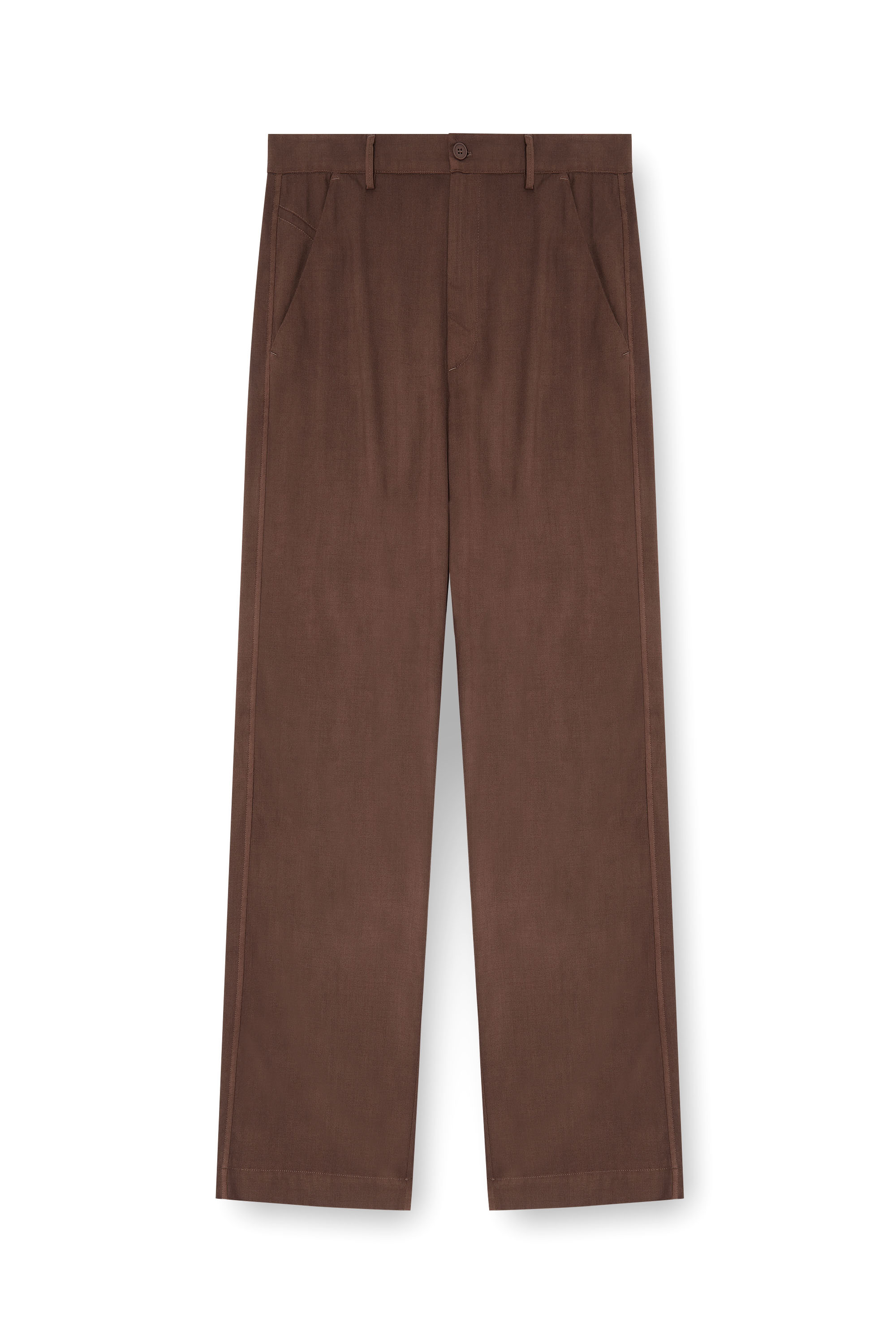 Diesel - P-HANT-CHINO-AECB, Herren Chinohose aus leichter stretch-wolle in null - 4