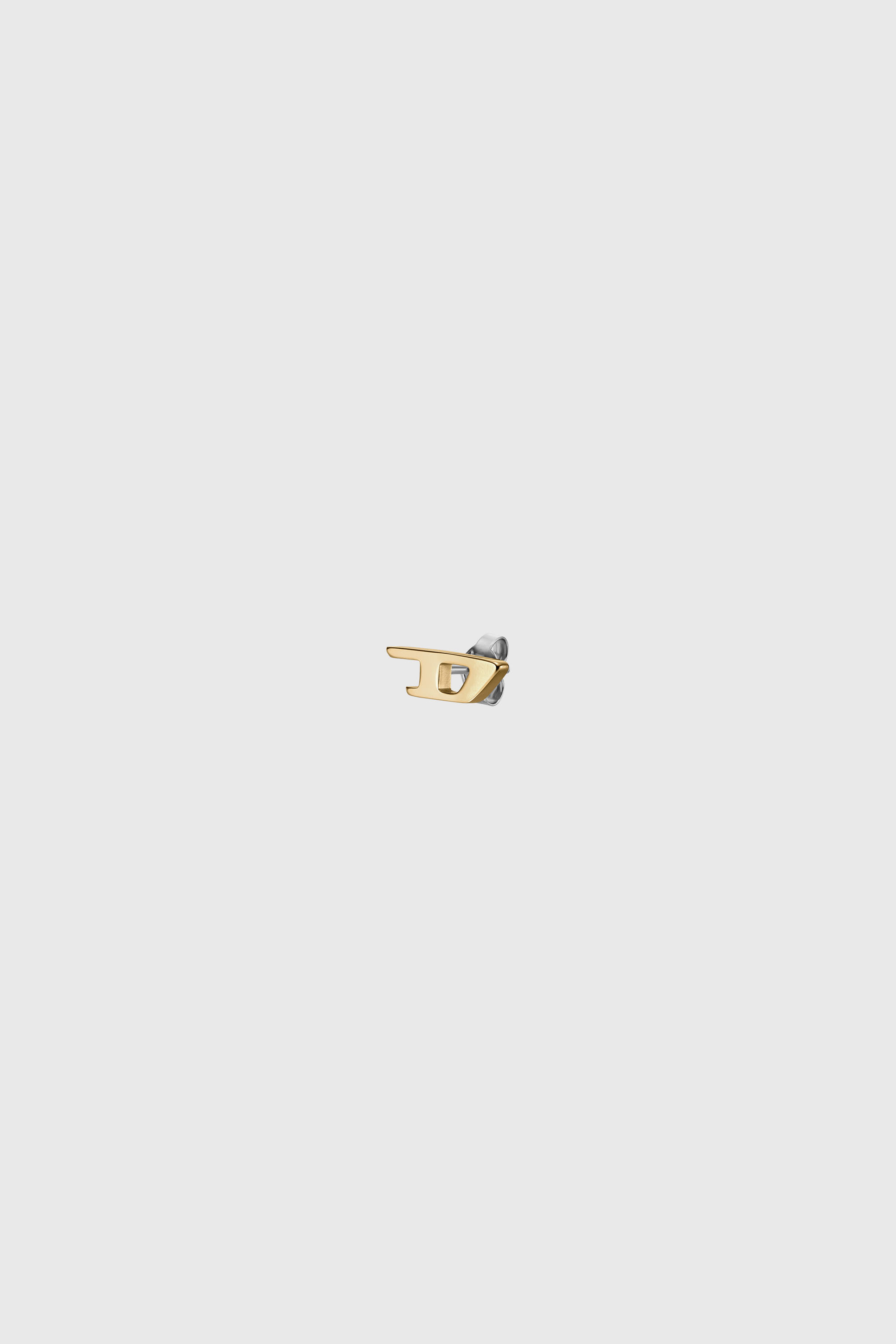Diesel - DX1520, Unisex Ohrstecker aus goldfarbenem Edelstahl in Gold - 1