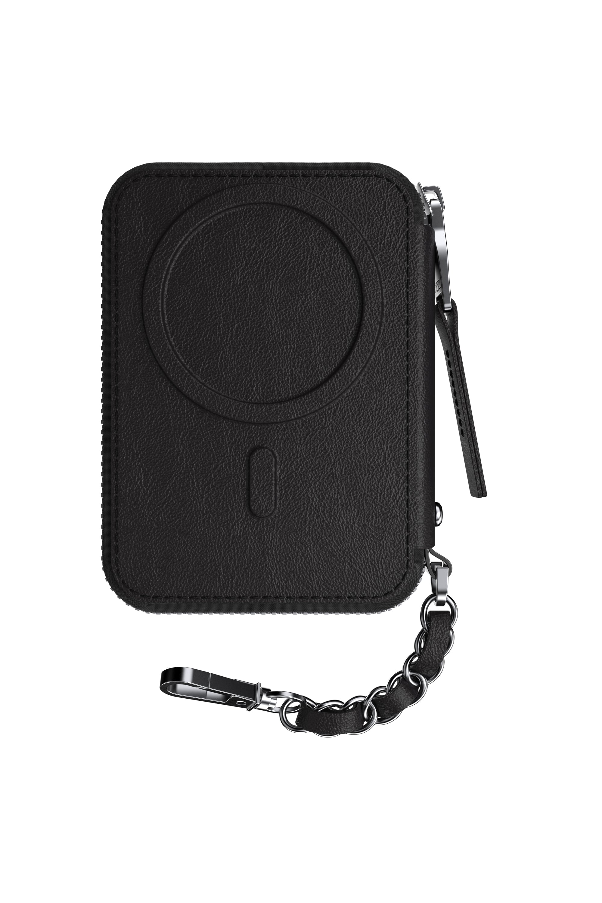 Diesel - 60667 UNIVERSAL POUCH, Unisex Oval D MagSafe-Tasche in Schwarz - 2