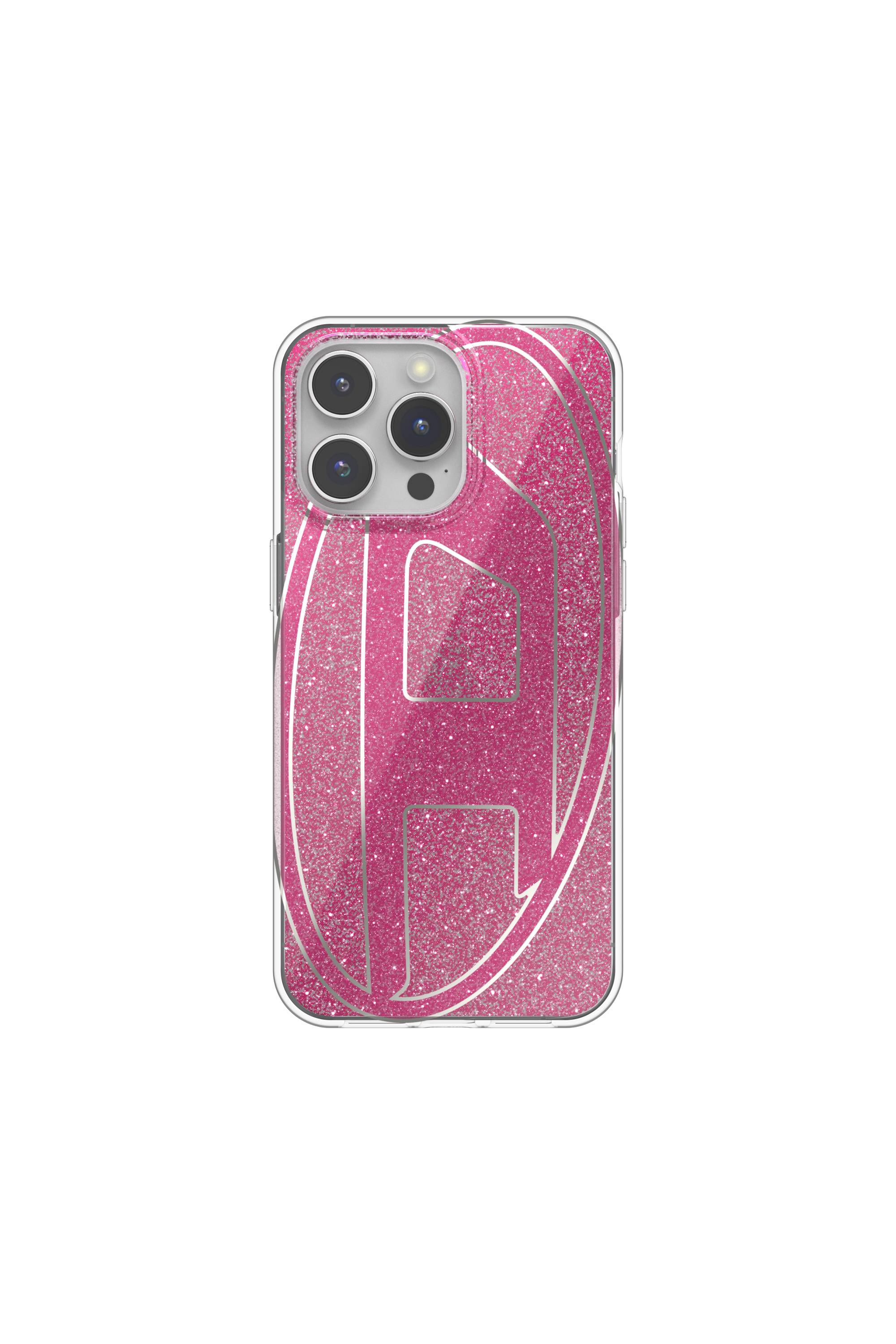 Diesel - 60037 AOP CASE, Unisex Glitter Case für iP 15 Pro Max in Rosa - 2
