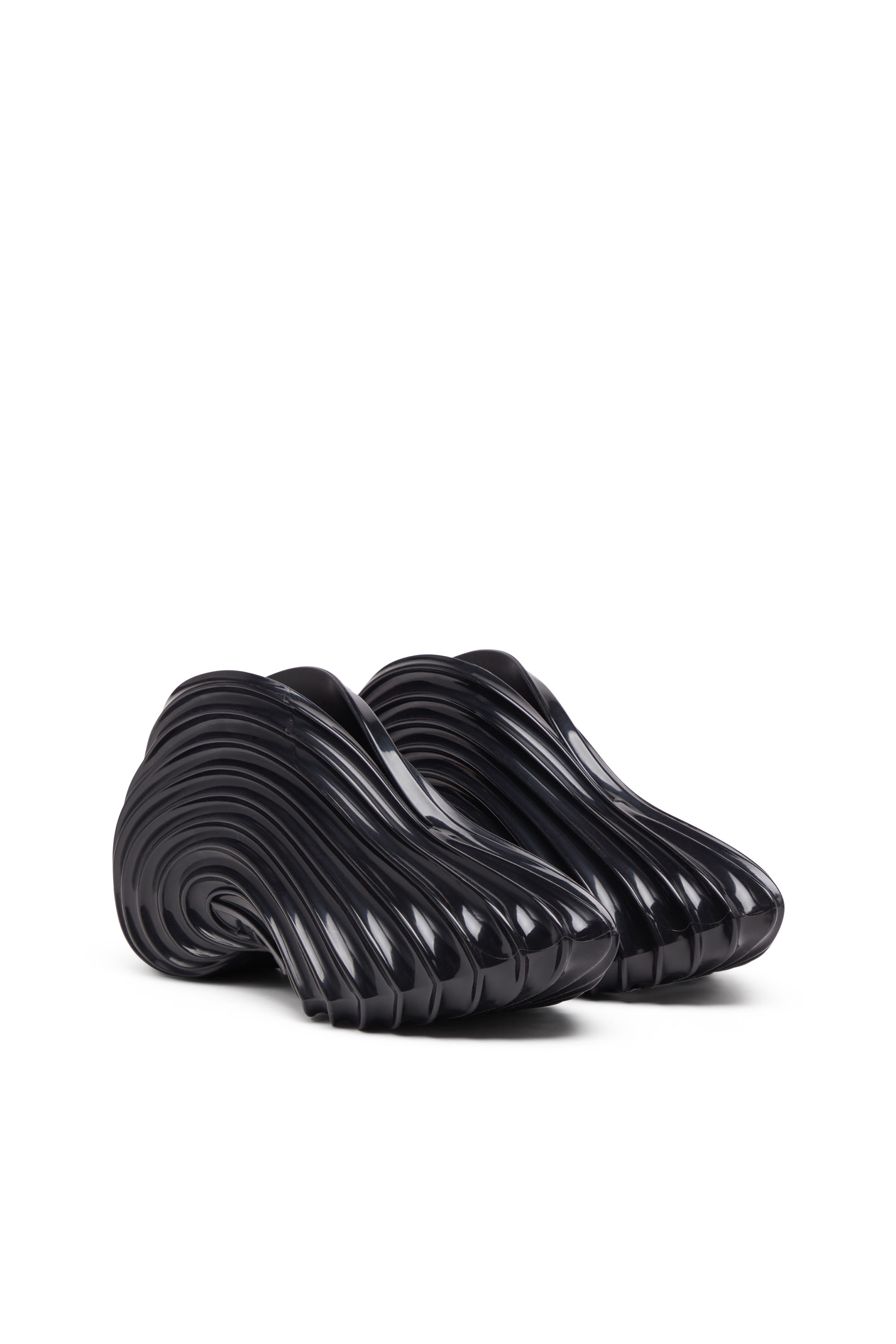 Diesel - MELISSA QUANTUM SNEAKERS X, Unisex Sneaker zum Schlüpfen aus Melflex® in Schwarz - 4