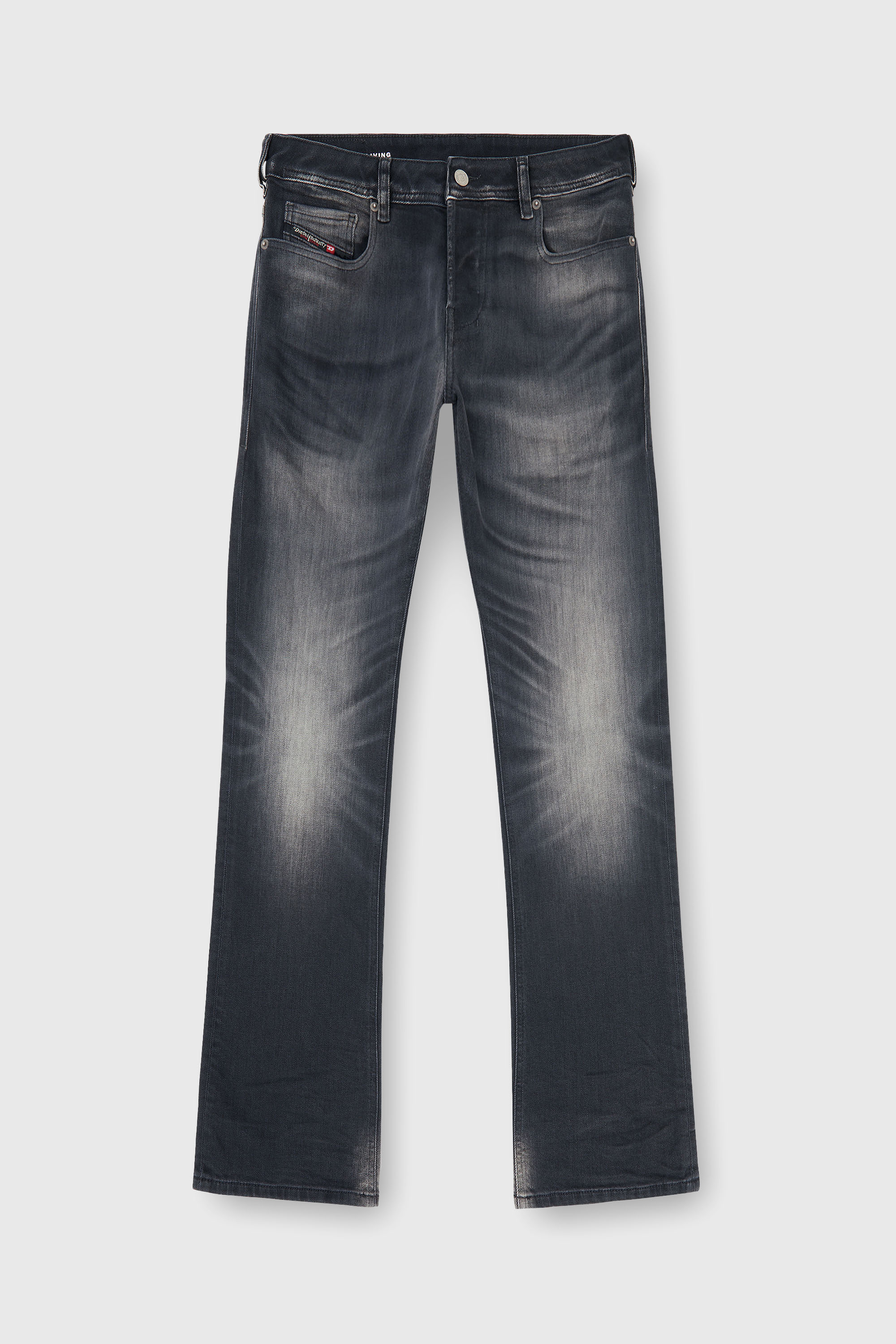 Diesel - Herren Bootcut Jeans 2007 Zatiny 09P38, Schwarz/Dunkelgrau - 2