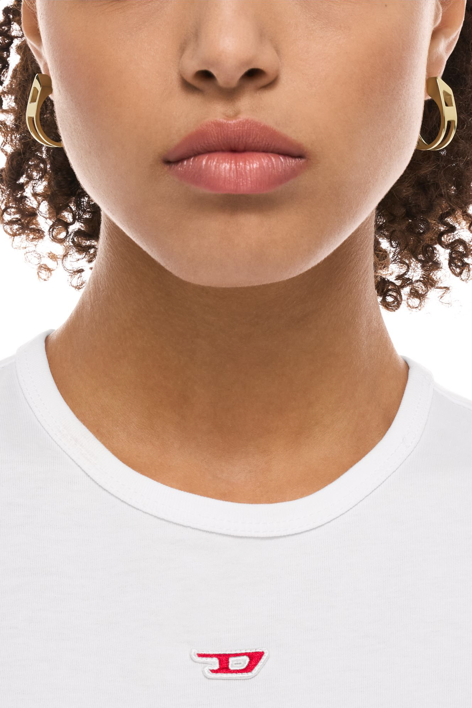 Diesel - DX1671710 JEWELLERY, Unisex Creolen-Ohrringe aus goldfarbenem Edelstahl in Gold - 4