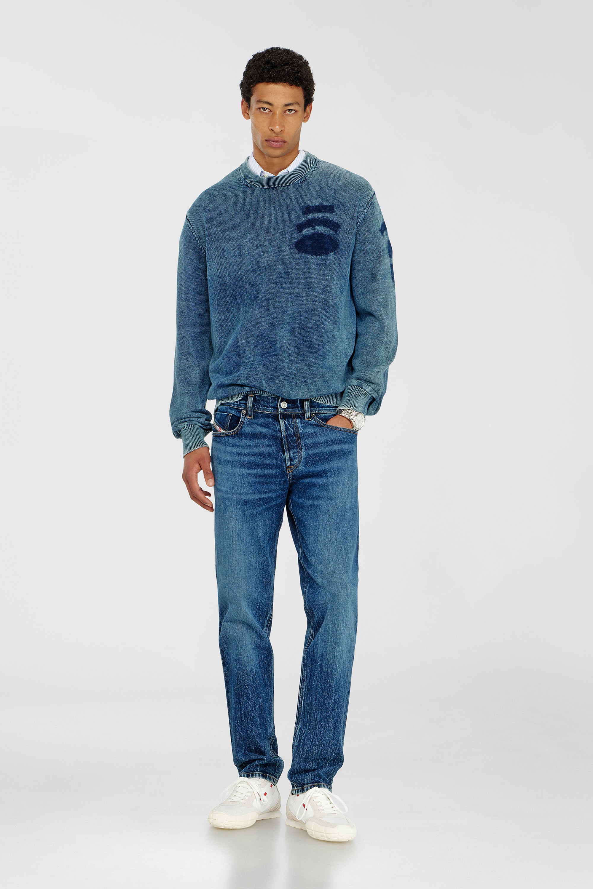 Diesel - Herren Regular Jeans 2023 D-Finitive 0KBBQ, Dunkelblau - 1