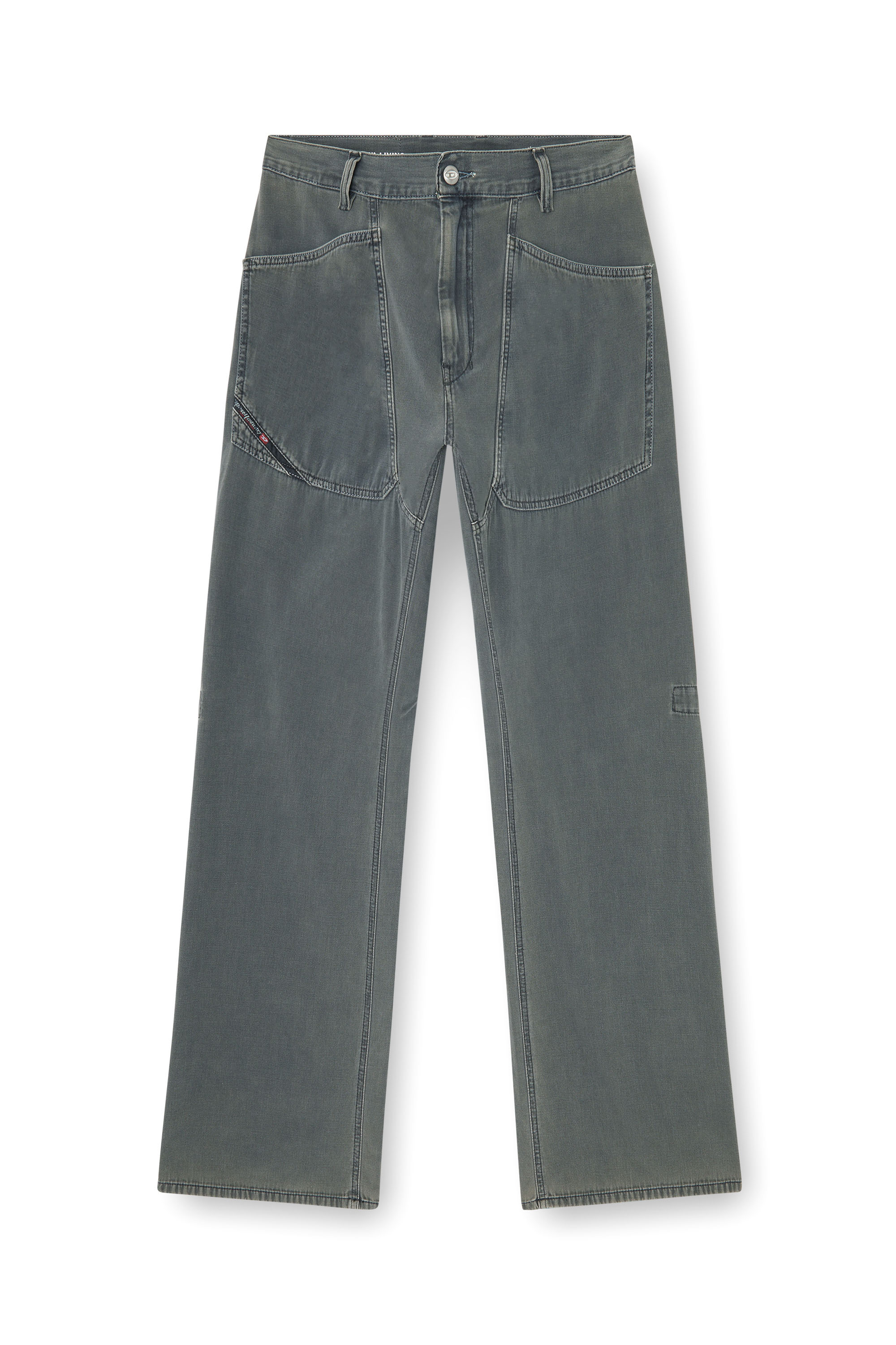 Diesel - Herren Relaxed Jeans D-Zeta 068WR, Grau - 6