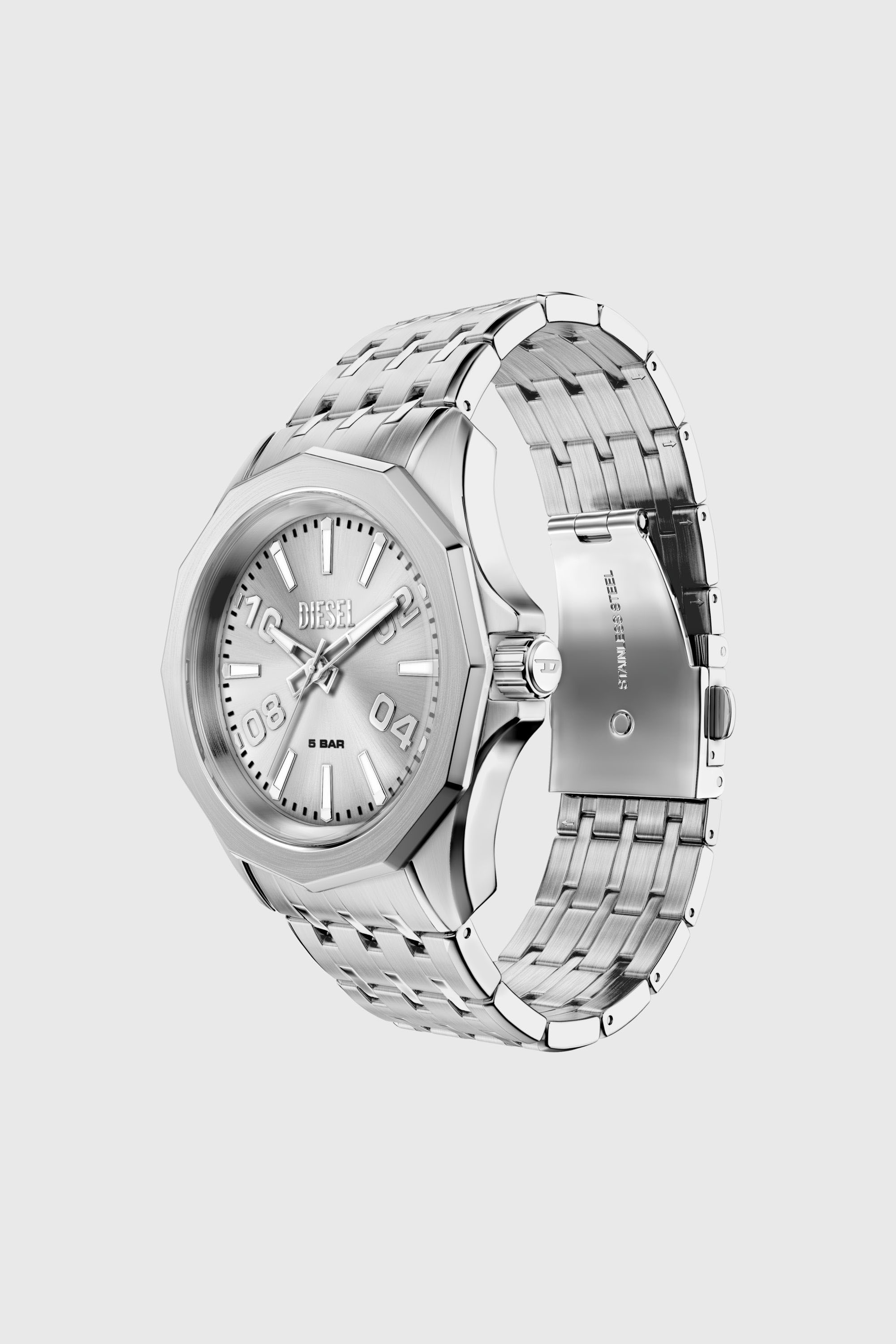 Diesel - DZ2236 WATCH, Herren Stinger Edelstahl-Uhr in Silber - 2