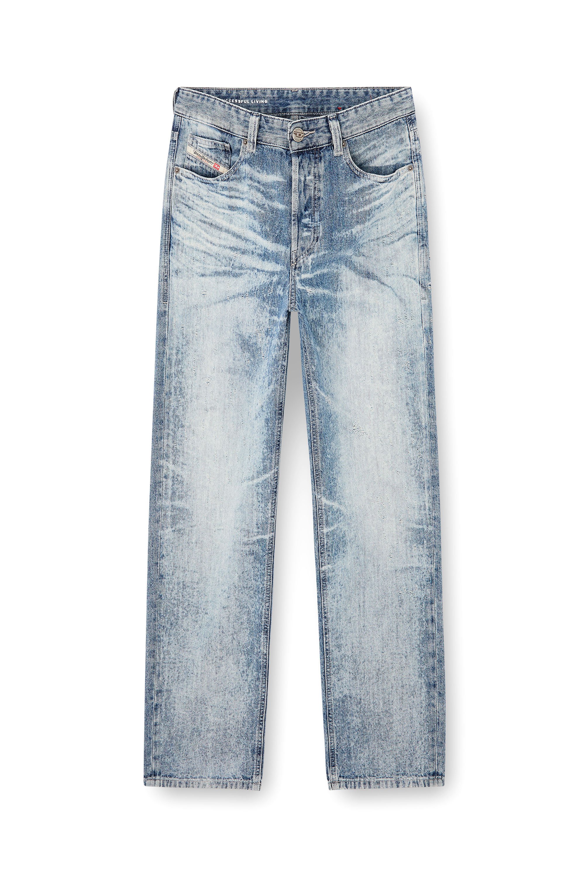 Diesel - Man's Regular Jeans 2024 D-Macs 068TY, Light Blue - 3