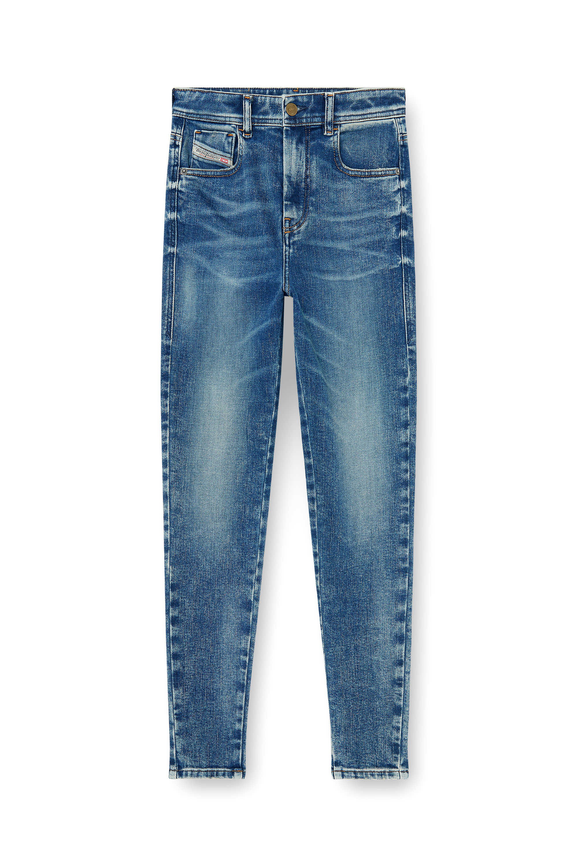 Diesel - Damen Skinny Jeans 1984 Slandy-High 09P72, Mittelblau - 6