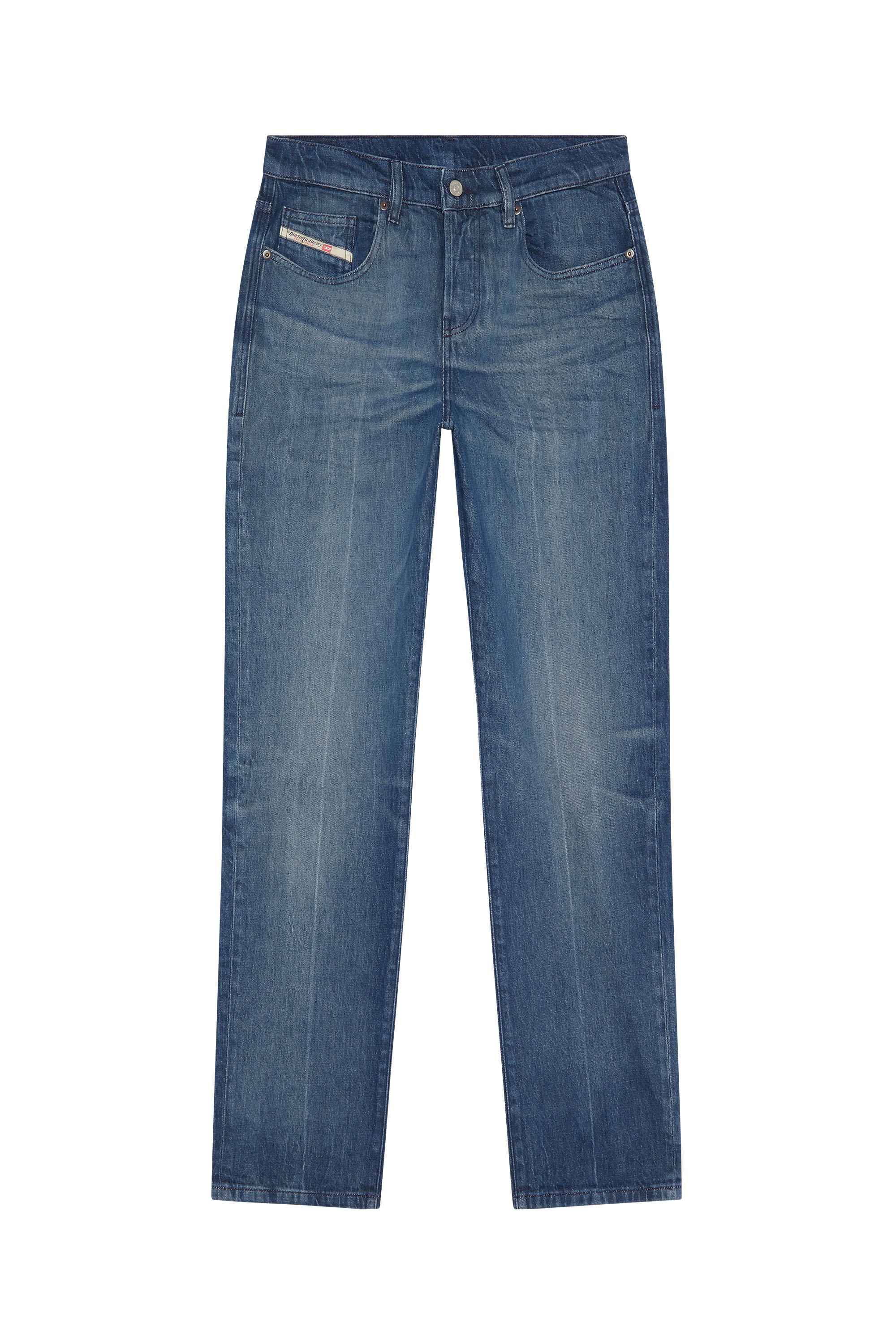 Diesel - Straight Jeans 2020 D-Viker 0ENAM, Mittelblau - Image 5