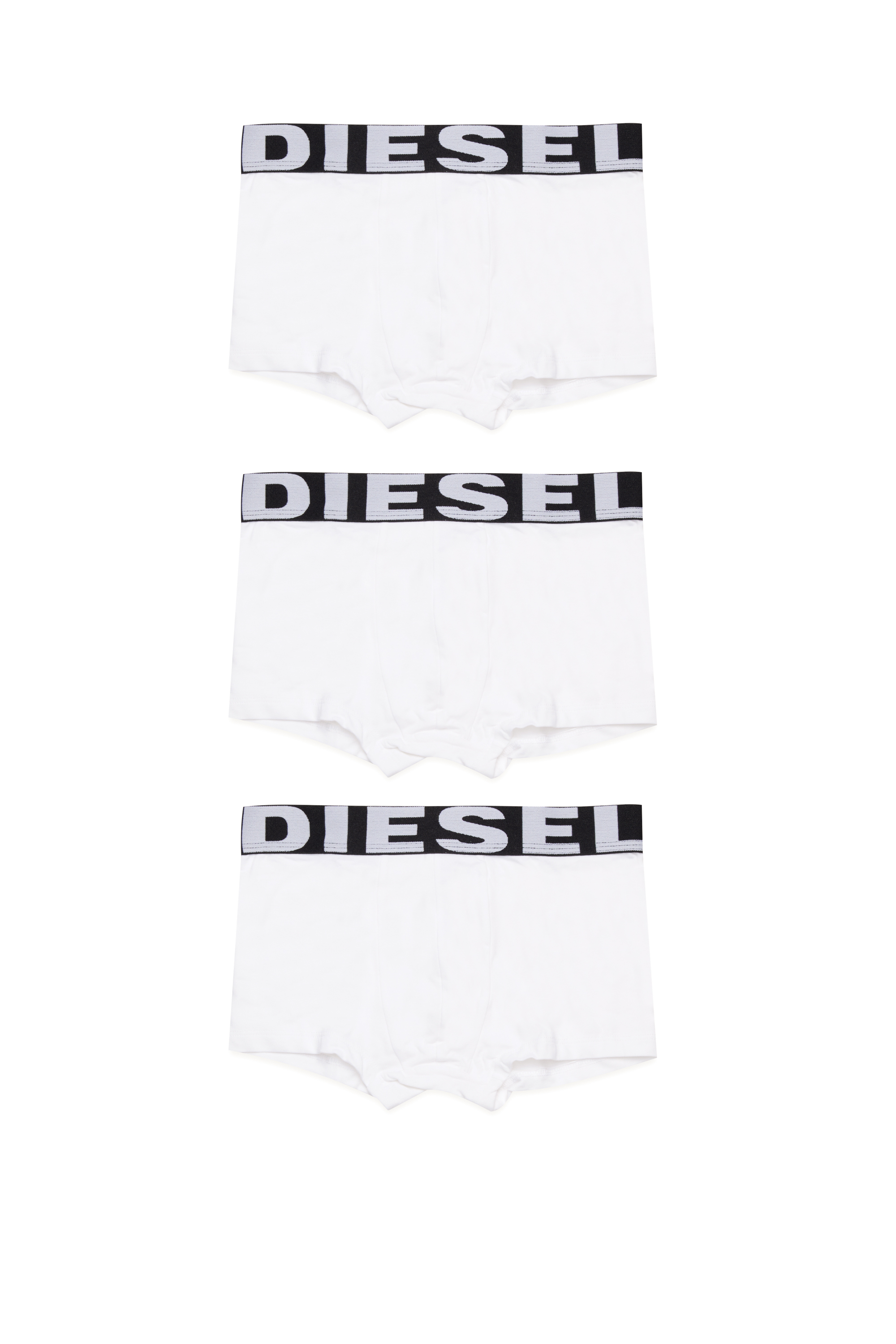 Diesel - UMBX-UPARRYTHREEPACK-DSL, Herren Retropants mit Bund mit großem Logo in Weiß - 1