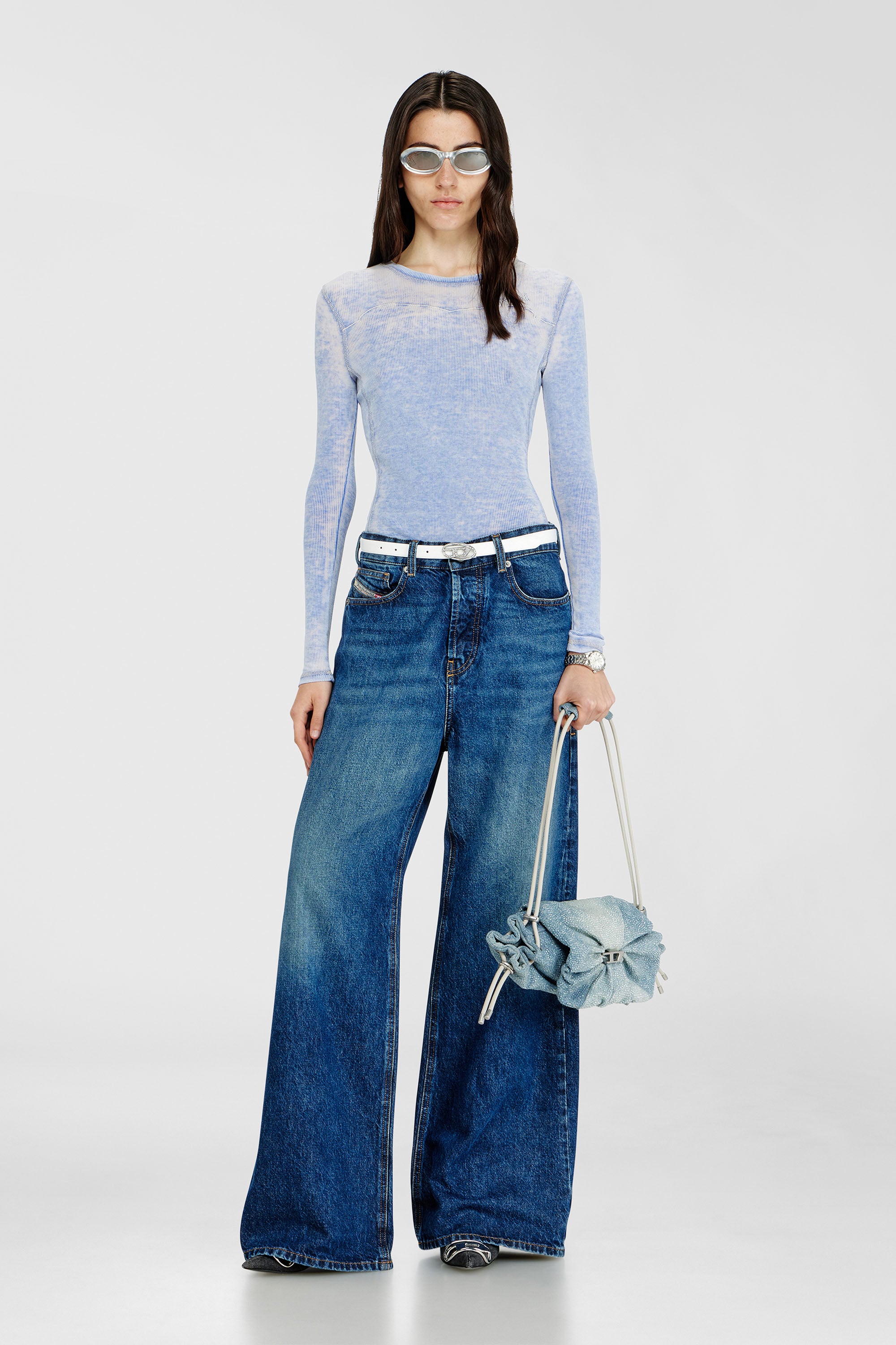 Diesel - Unisex Relaxed Jeans 1996 D-Sire 09I27, Dunkelblau - 1