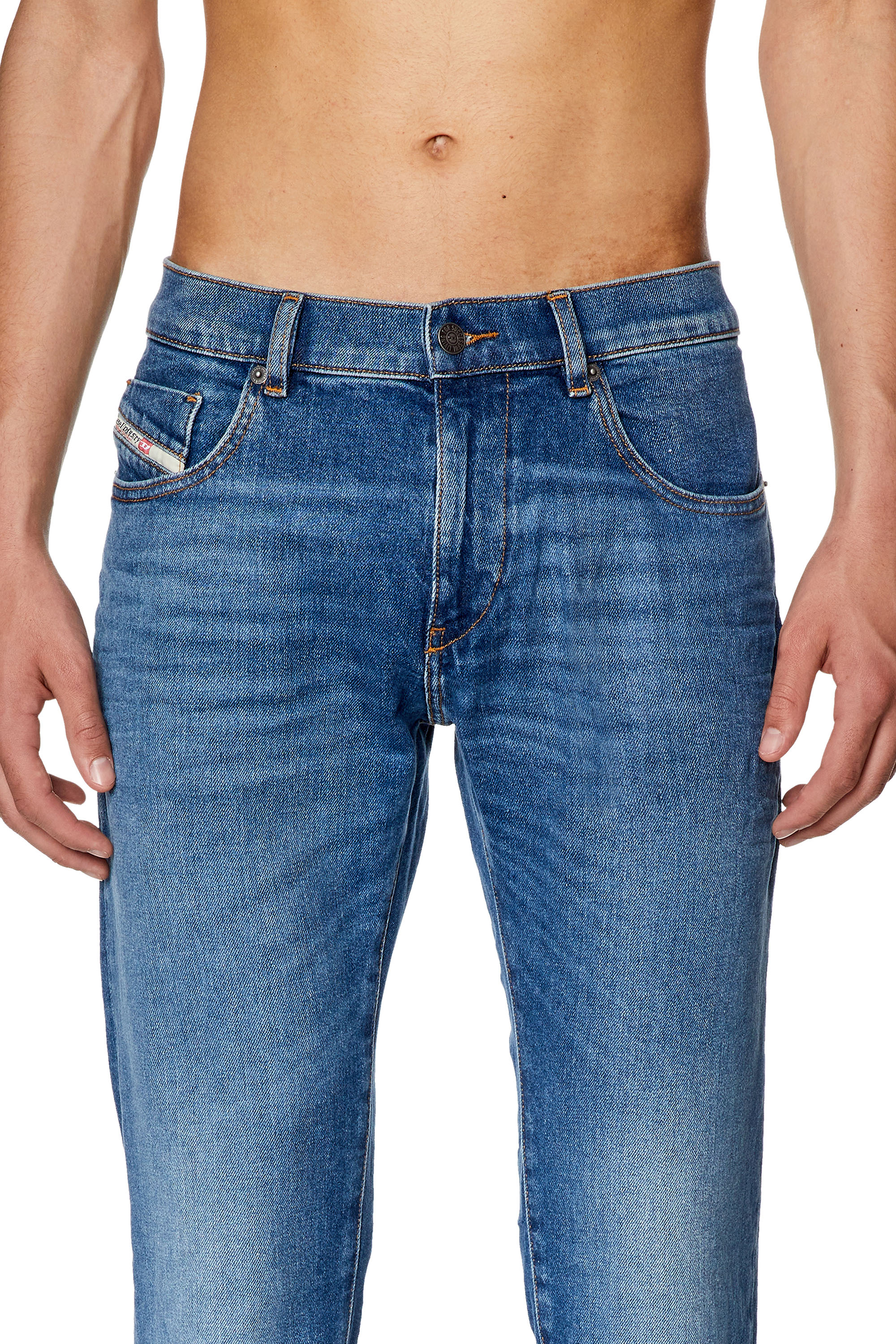 Diesel - Slim Jeans 2019 D-Strukt 0ENAT, Mittelblau - Image 3