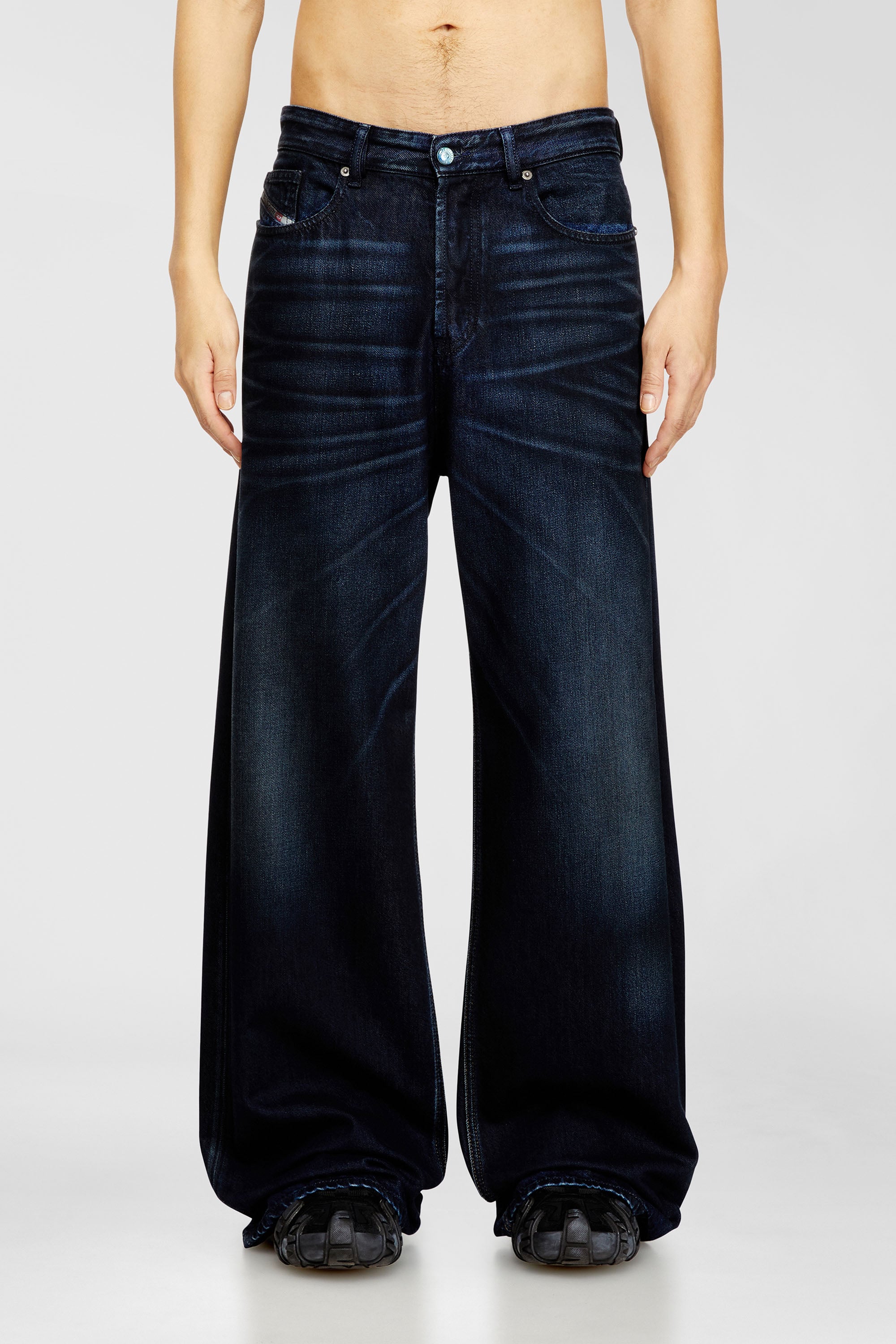 Diesel - Herren Relaxed Jeans D-Rise 09N21, Dunkelblau - 1