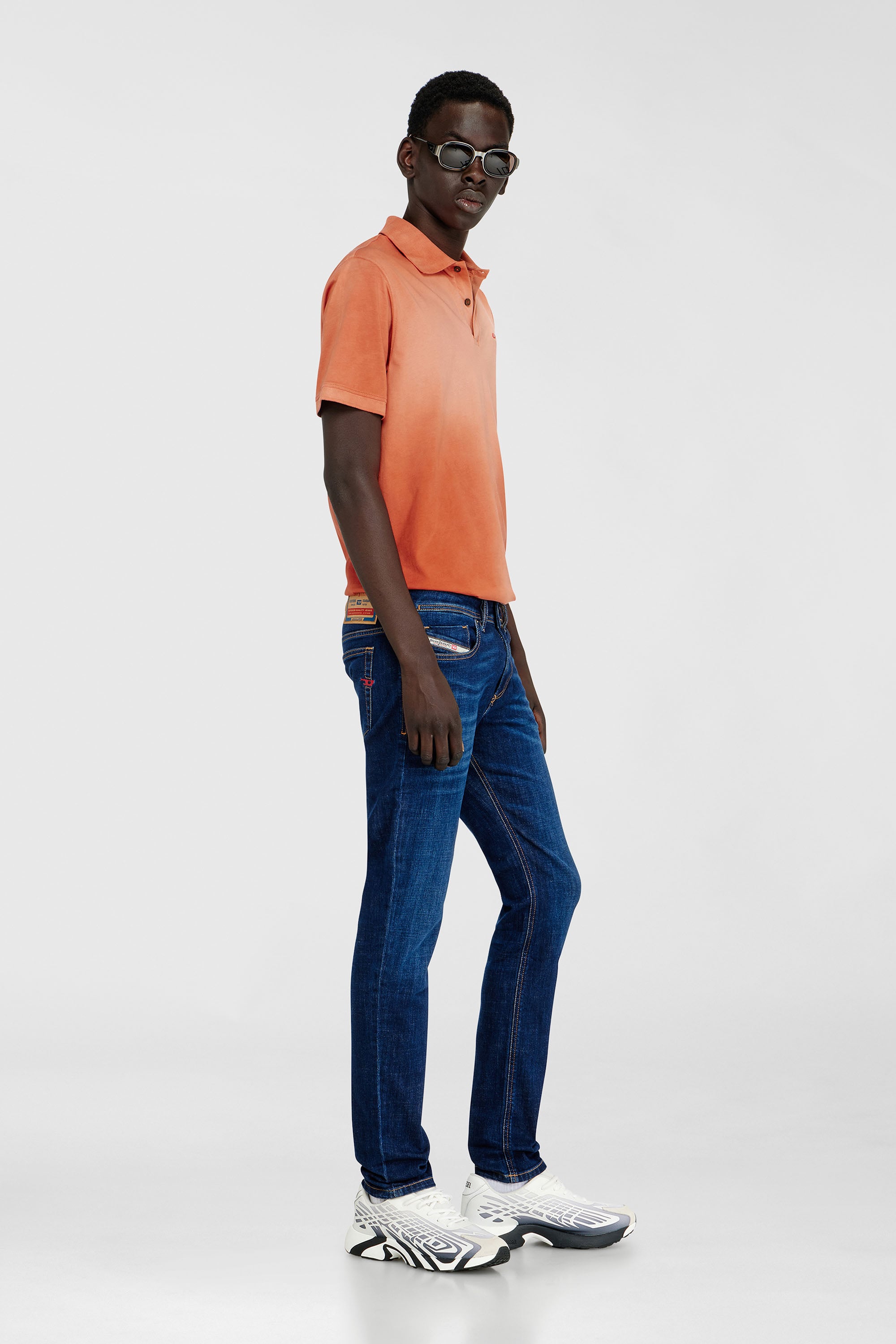 Diesel - Herren Skinny Jeans 1979 Sleenker 09J17, Dunkelblau - 1