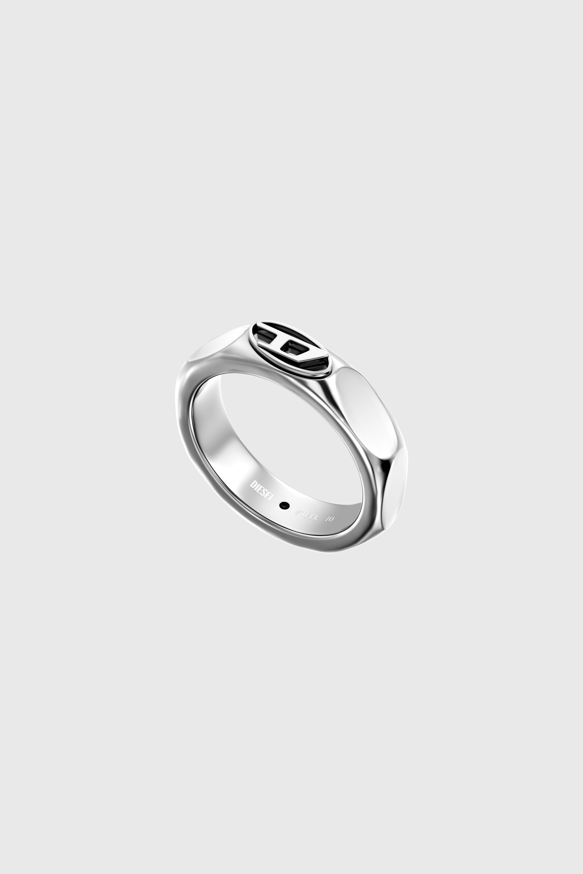 Diesel - DX1693040 JEWELLERY, Unisex Edelstahl-Ring in Silber - 2