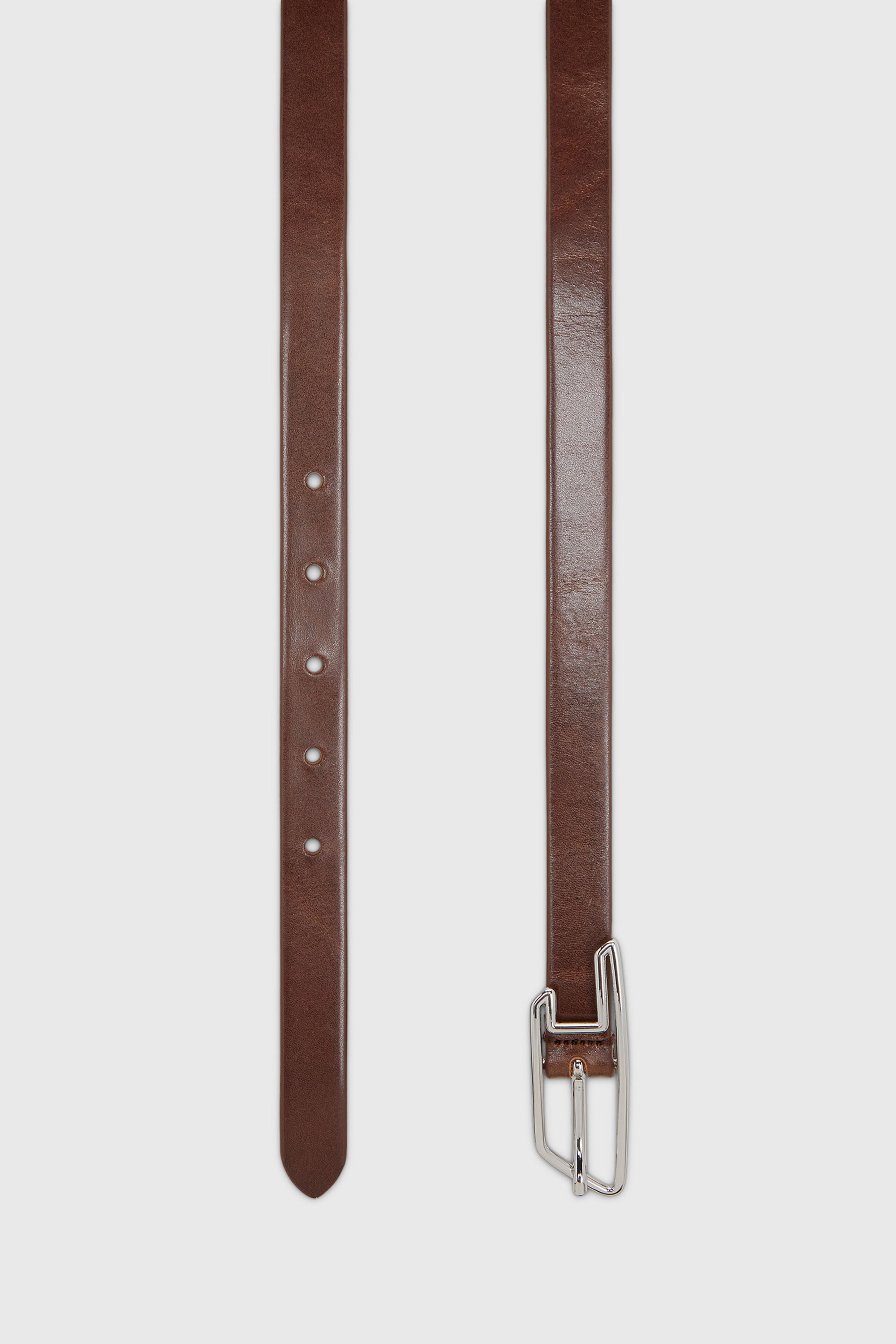 Diesel - B-D LINE W 20, Damen 2 cm G&uuml;rtel aus Pull-up-Leder mit D-Schlie&szlig;e in Braun - 2