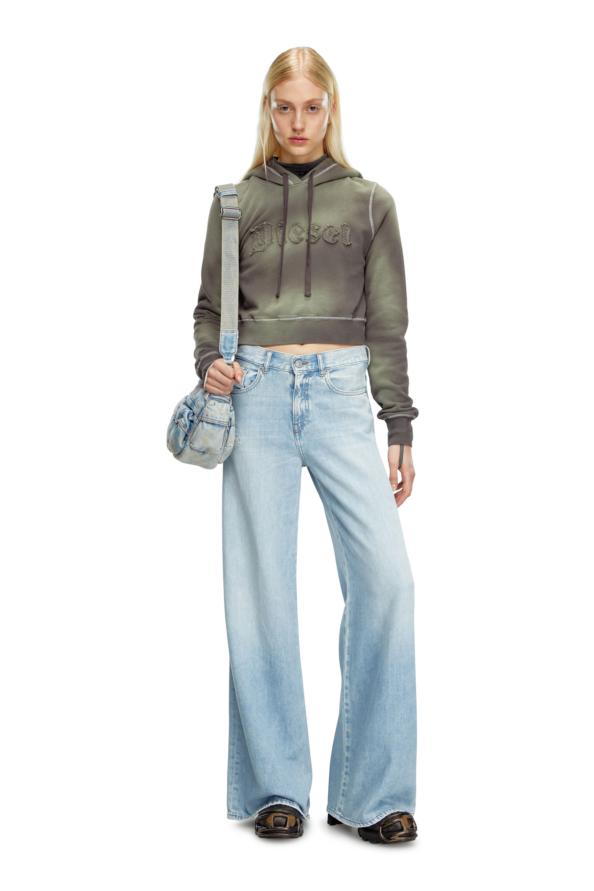 Diesel - Bootcut and Flare Jeans 1978 D-Akemi 068MQ, Light Blue - Image 1