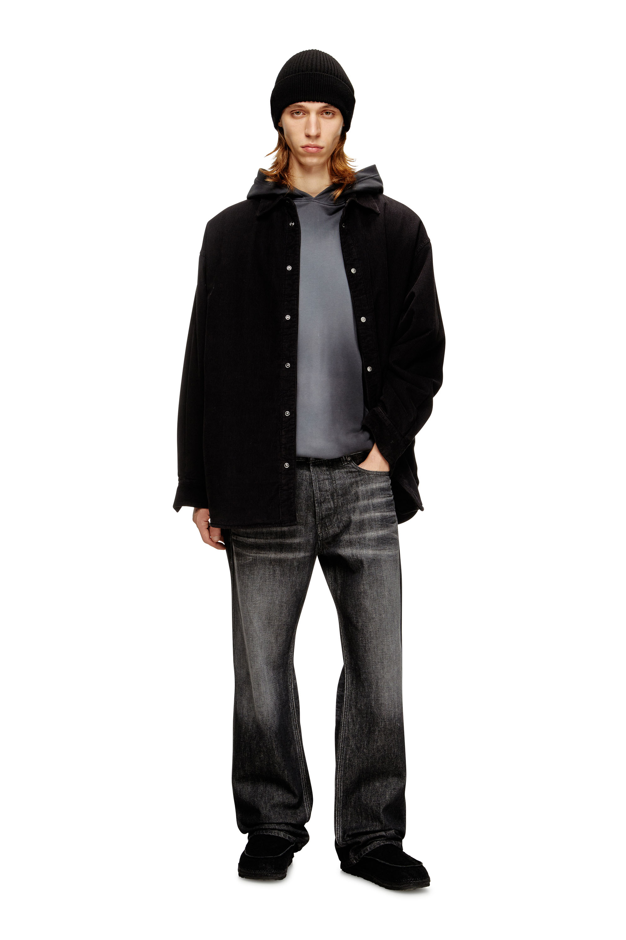 Diesel - S-BAGGY-PADD-HGBK, Herren Baumwollhemd mit Oval D Stickerei in null - 2