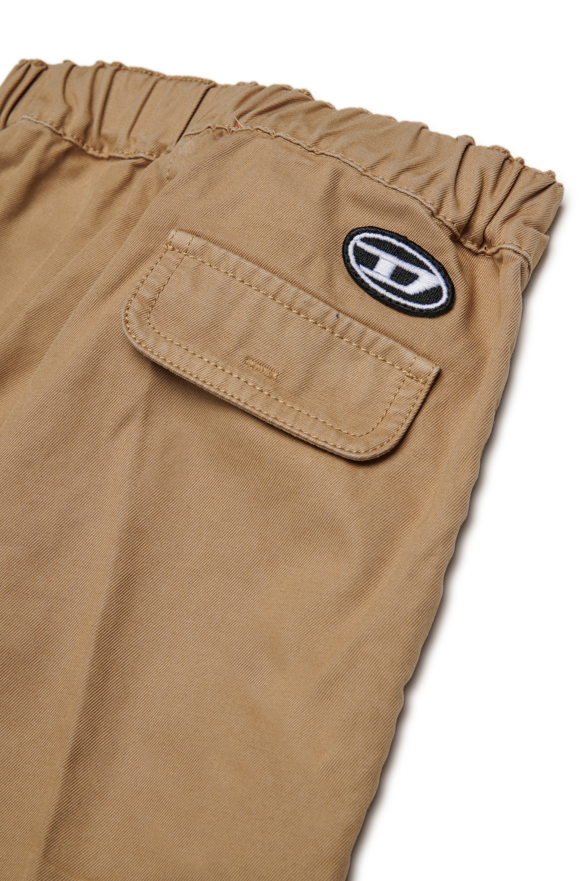 Diesel - PQISB, Herren Baumwollhose mit Cargo-Taschen in Hellbraun - 4