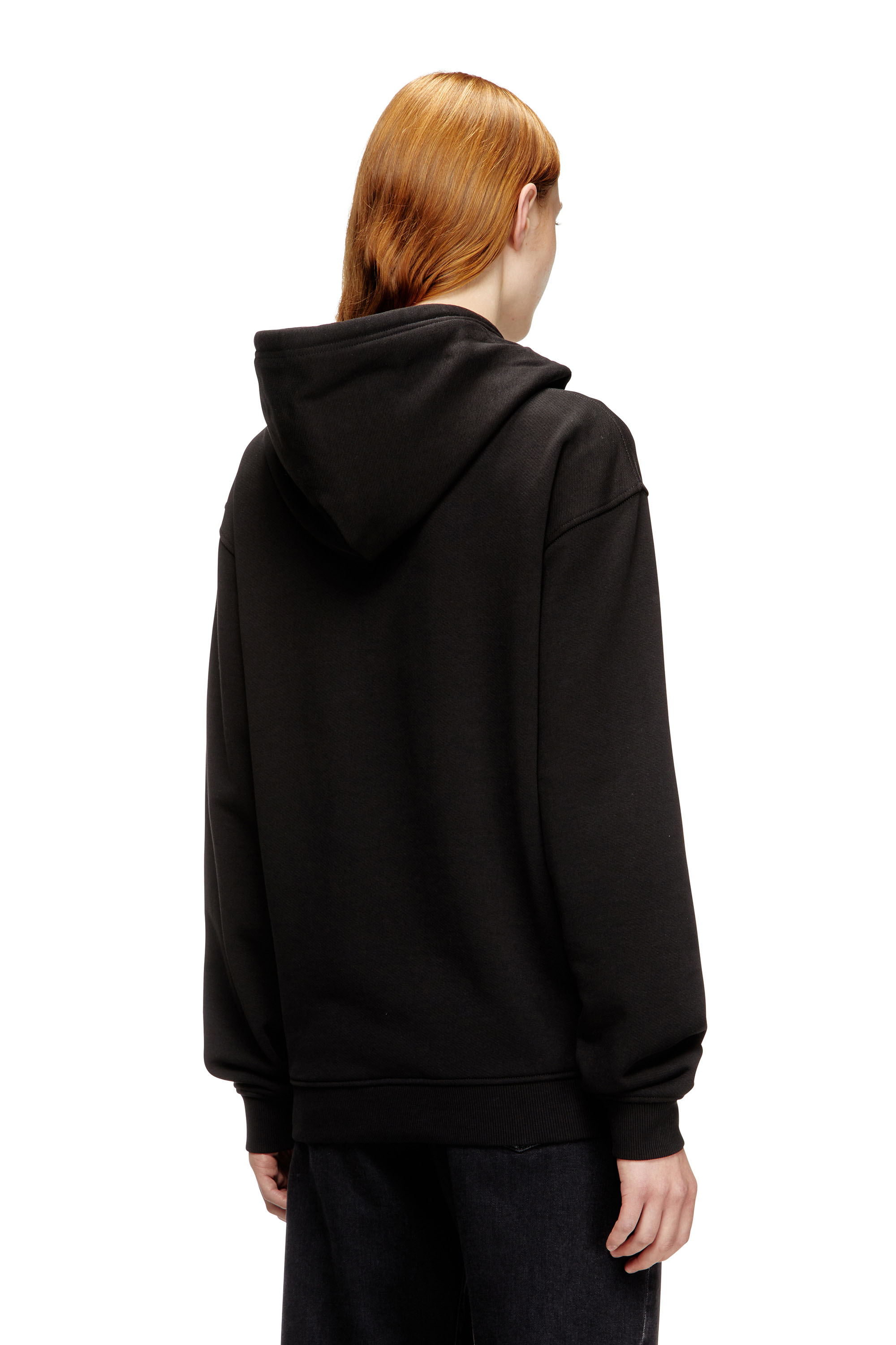 Diesel - F-NORMY-HOOD-OD, Damen Sweatshirt aus Baumwolle mit Oval D Logo in null - 3
