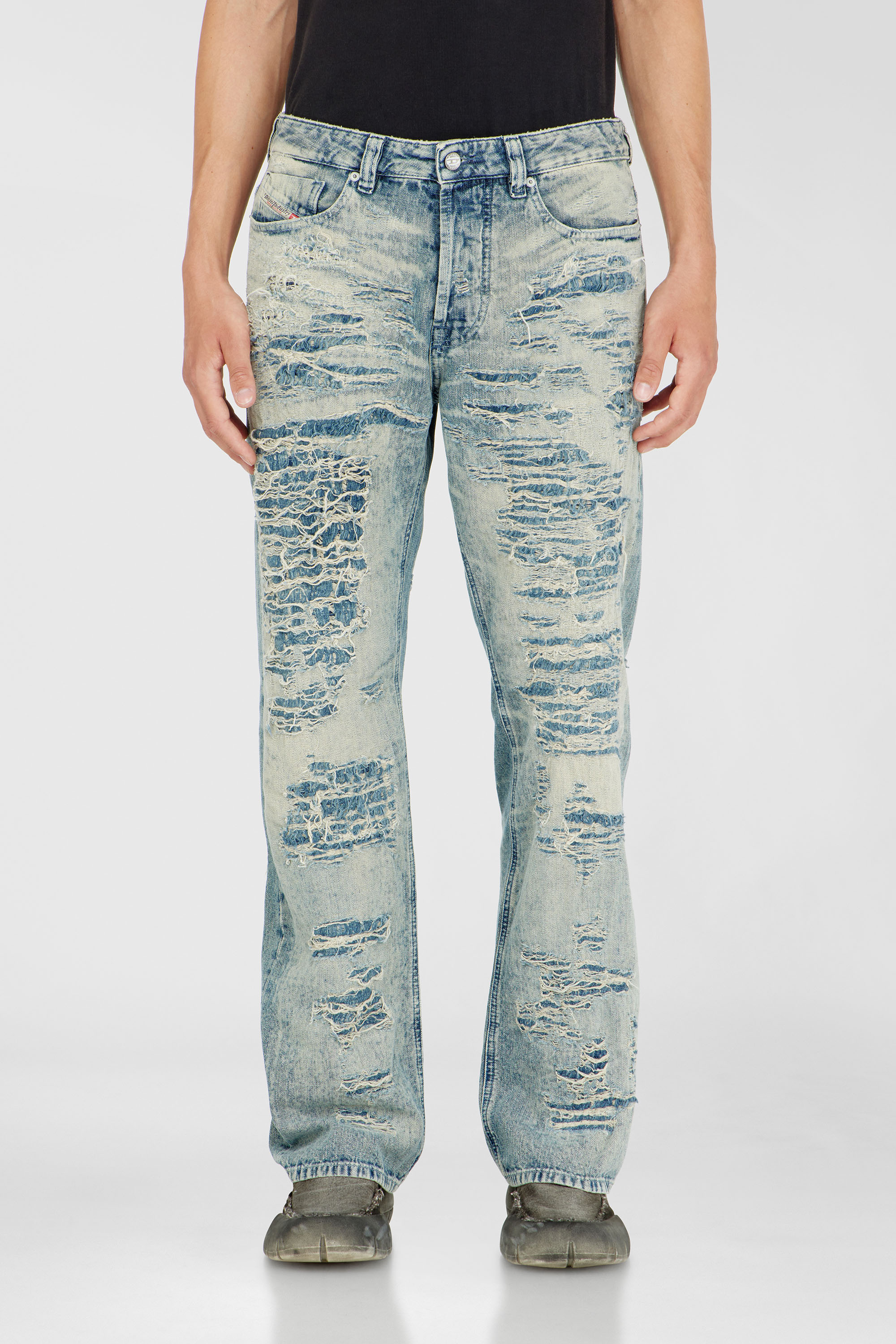 Diesel - Herren Relaxed Jeans 1980 D-Eeper 068YM, Mittelblau - 1