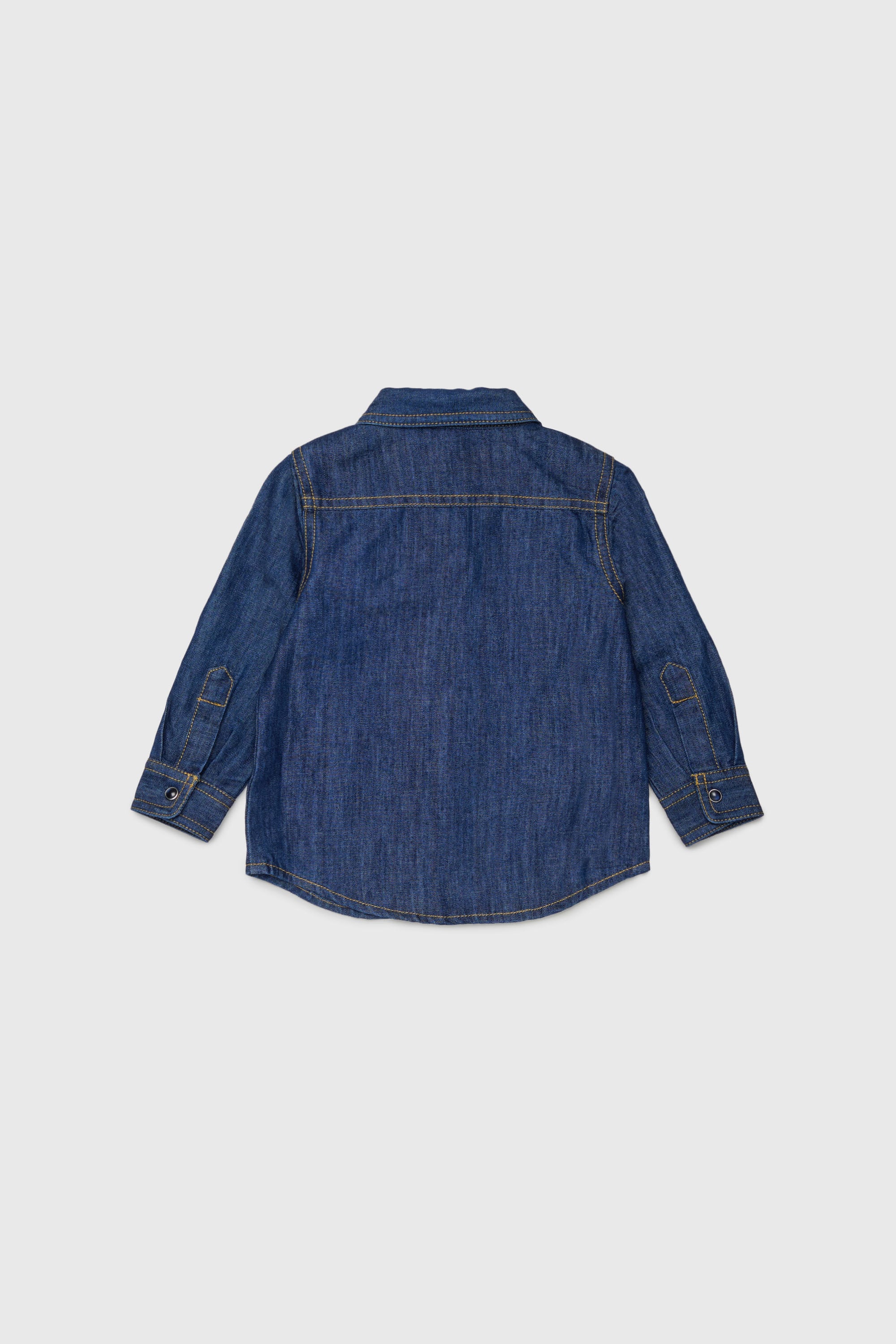 Diesel - CARTOB, Herren Jeanshemd mit Logo-Stickerei in Dunkelblau - 2