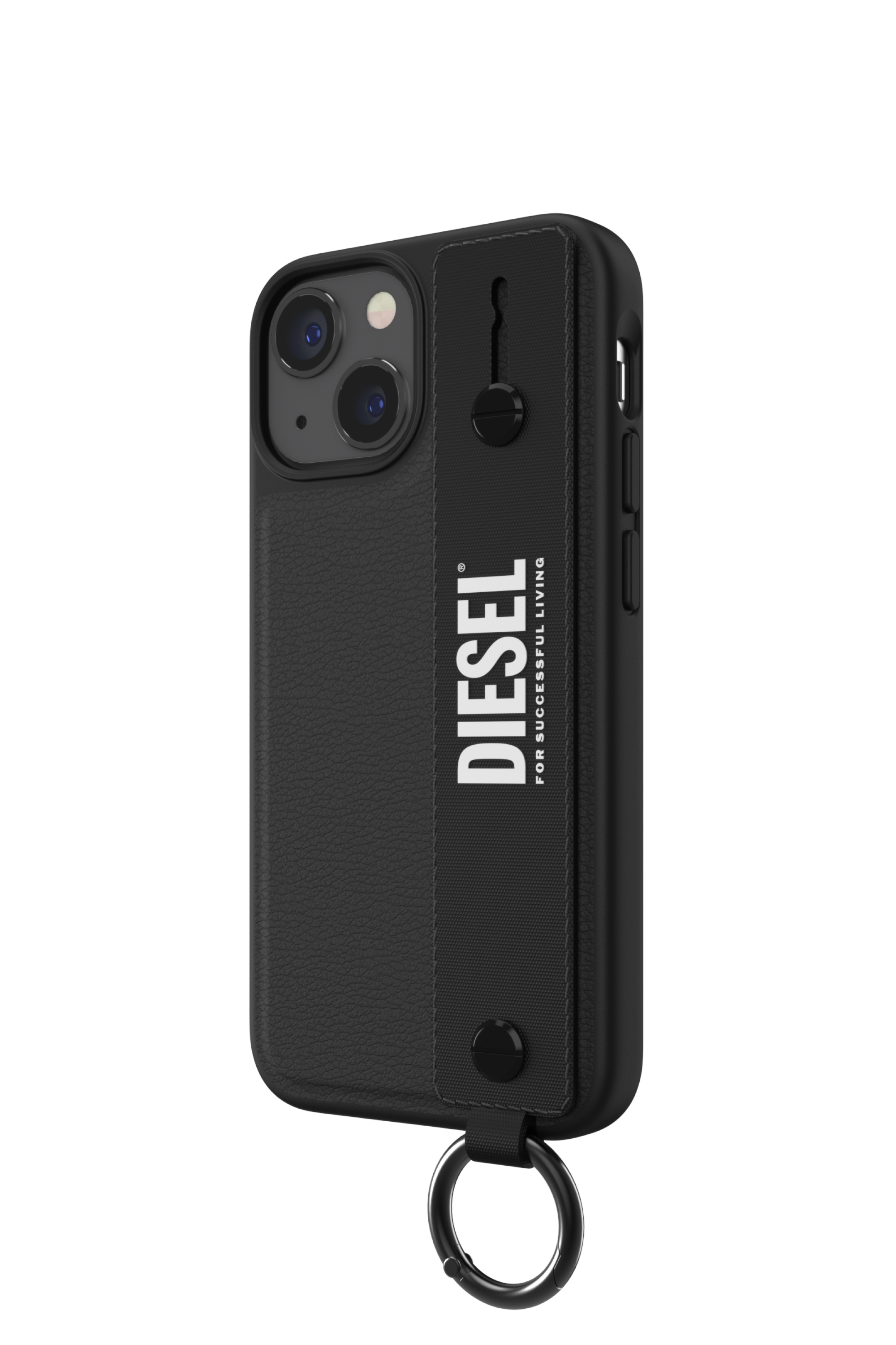 Diesel - 47176 TECH CHAIN, Unisex Handstrap-Case für iPhone 13 Mini in Schwarz - 4