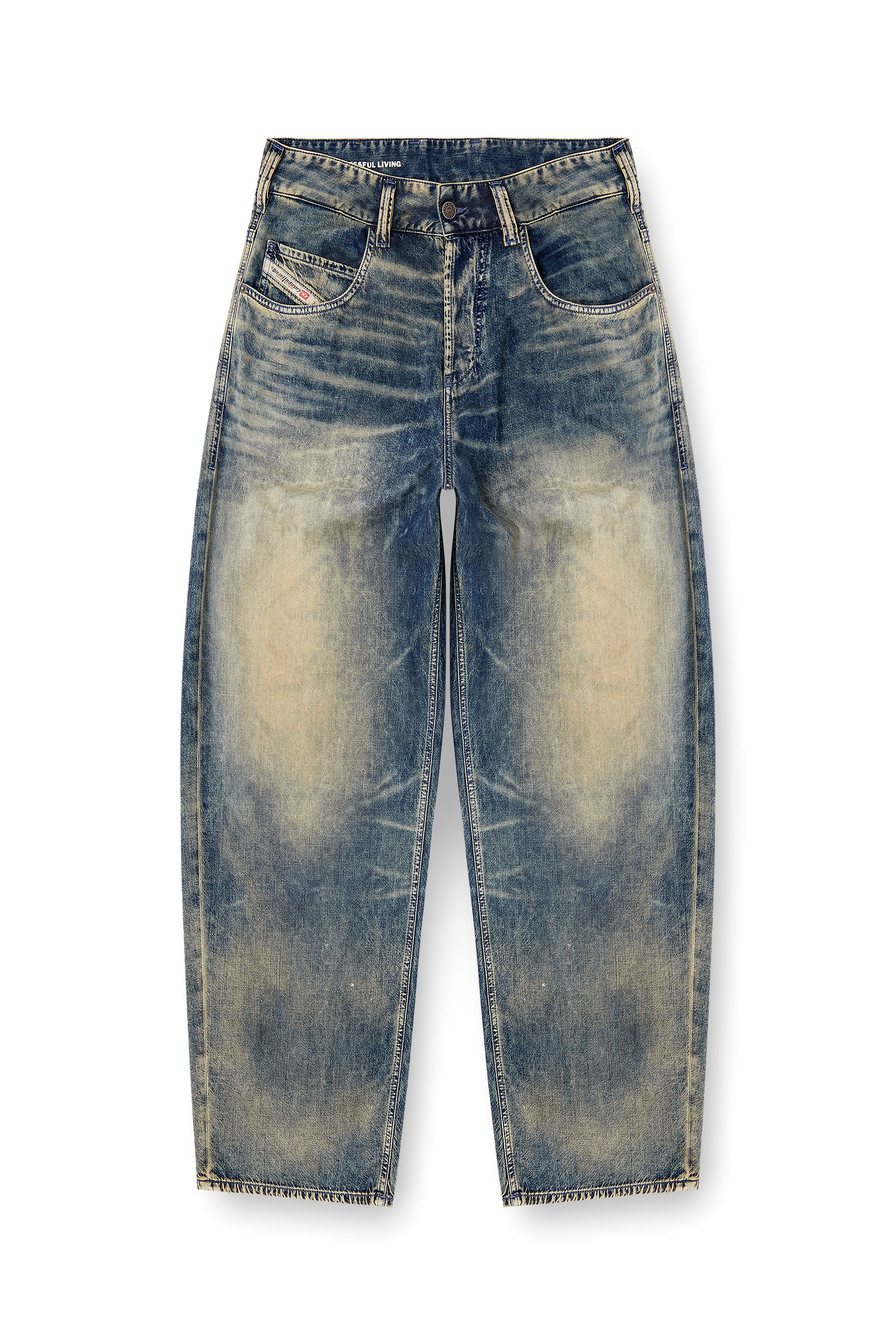 Diesel - Herren Relaxed Jeans 1997 D-Enim-M 0CEBB, Mittelblau - 2