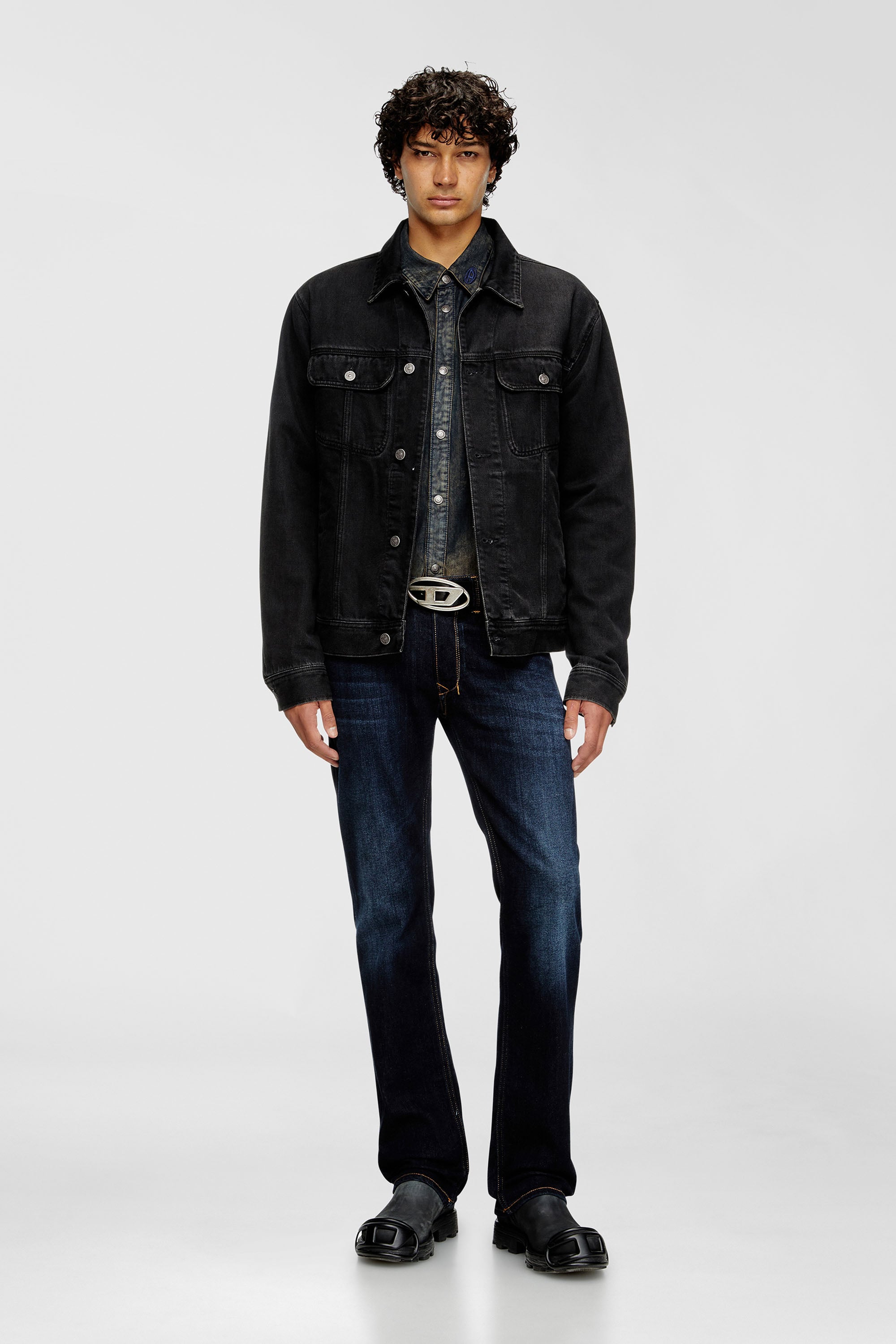 Diesel - Herren Regular Jeans 1985 Larkee 009ZS, Dunkelblau - 1