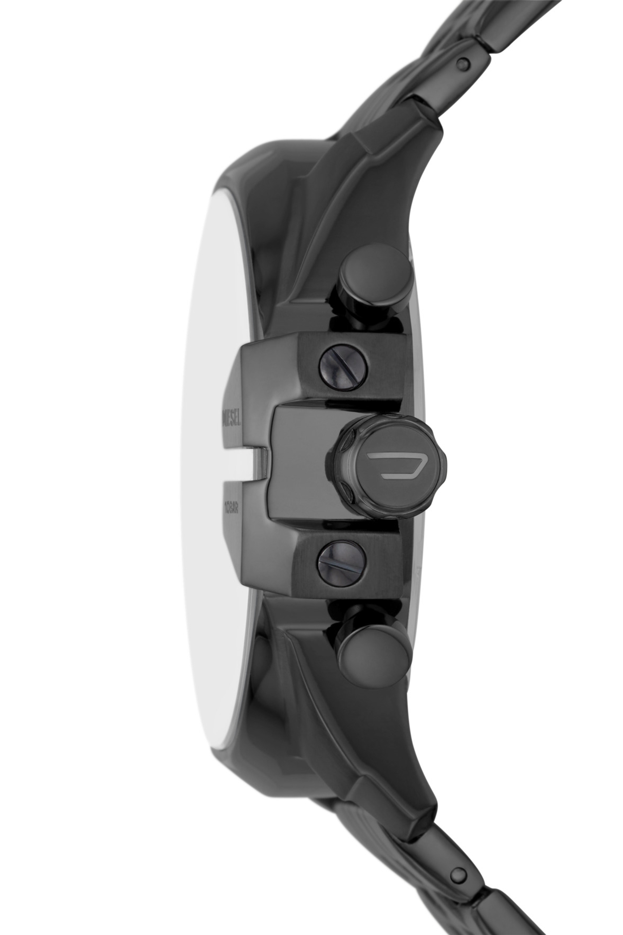 Diesel - DZ4600, Unisex Baby Chief Chronograph aus metallgrauem Edelstahl in Dunkelgrau - 3