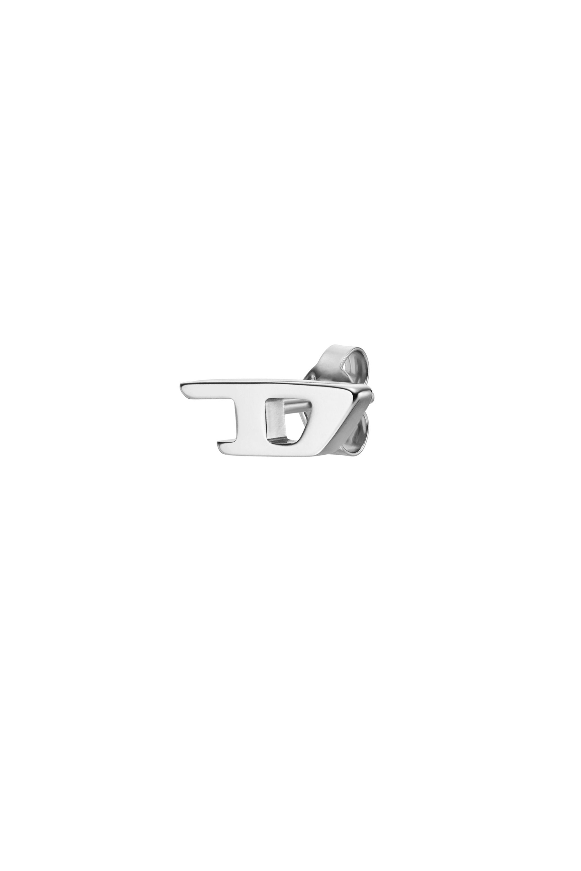 Diesel - DX1519, Unisex Stainless steel stud earring in Silver - Image 1