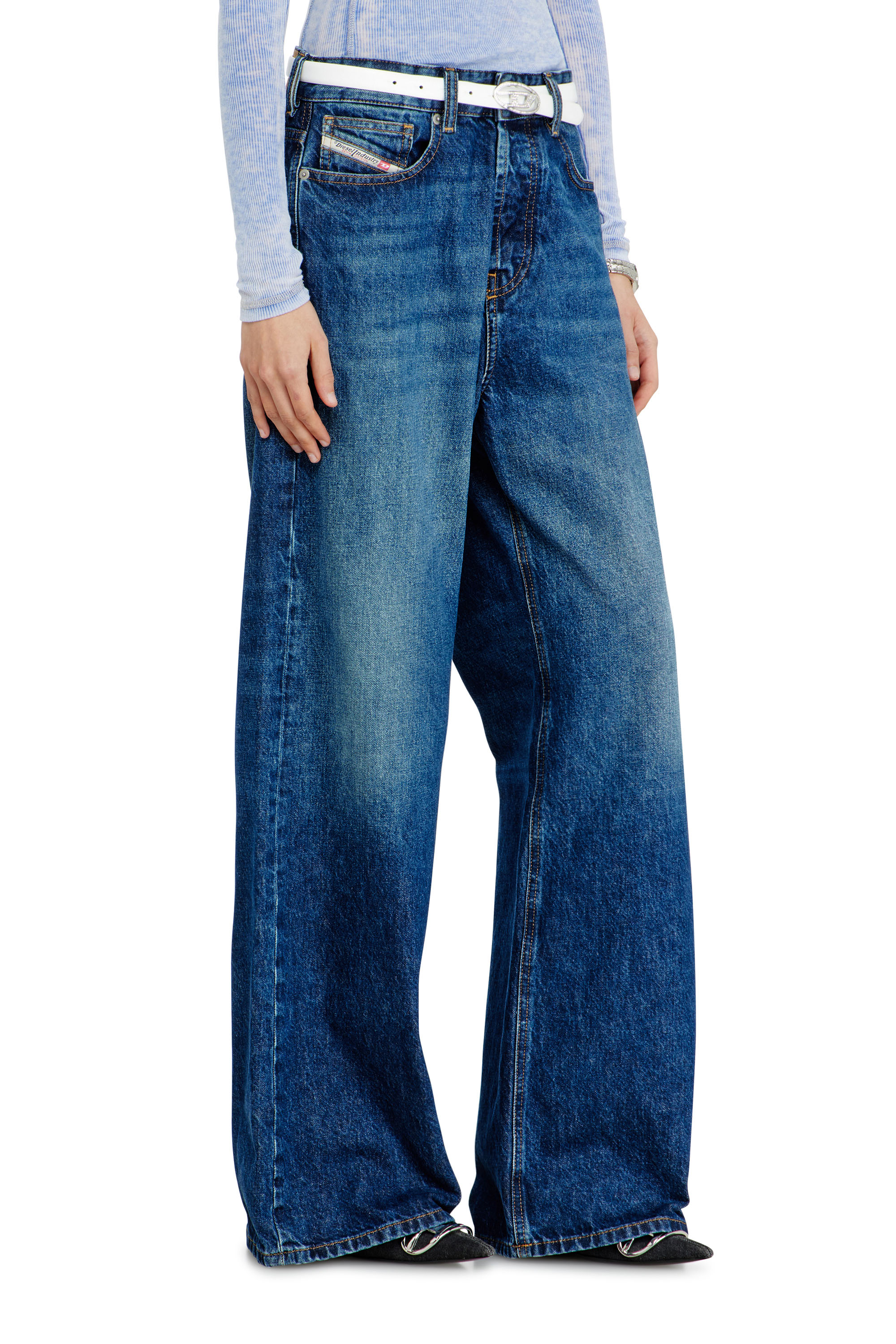 Diesel - Unisex Relaxed Jeans 1996 D-Sire 09I27, Dunkelblau - 9