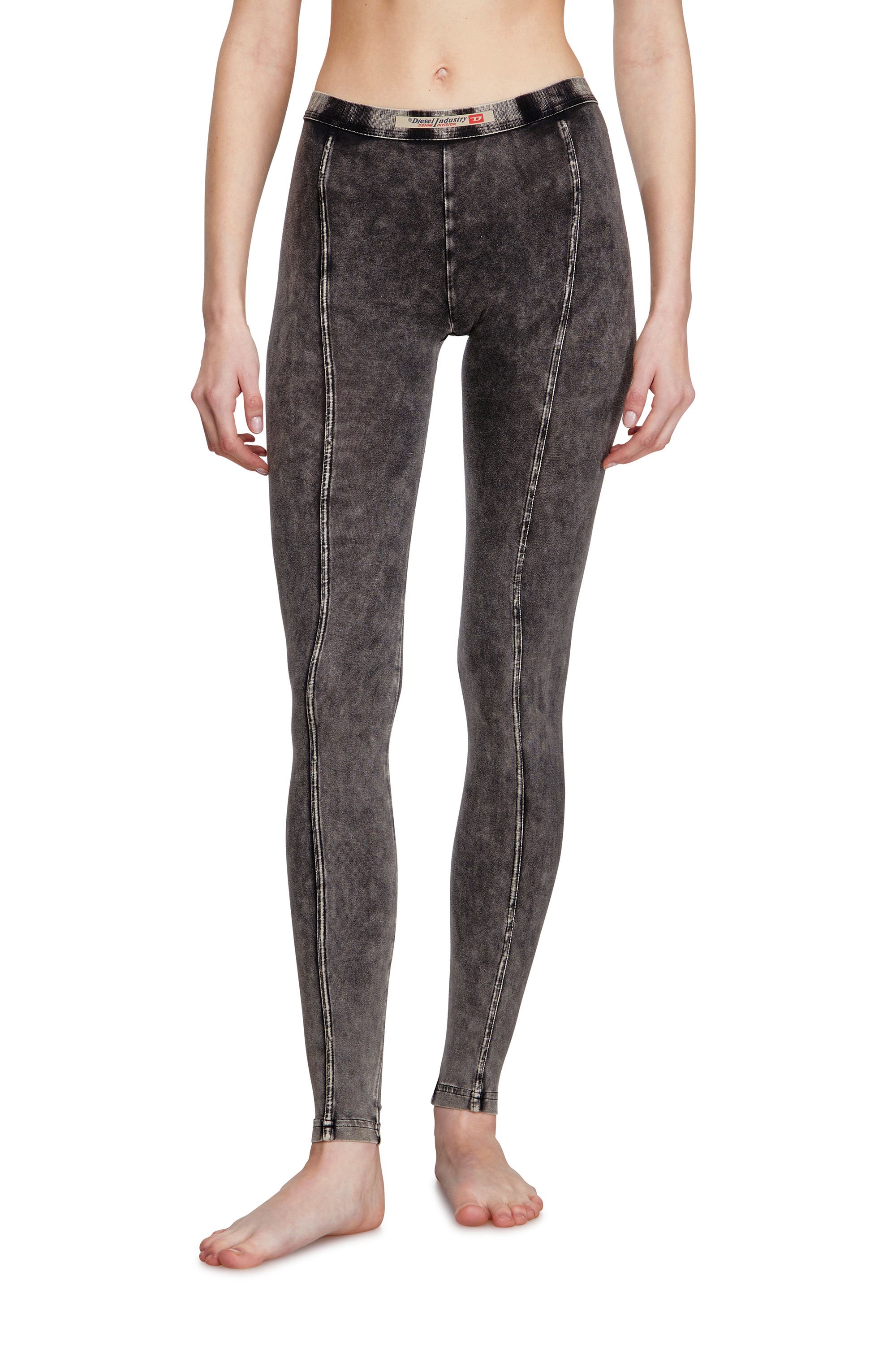 Diesel - ATHENA-DNM, Damen Jeggings aus Jersey mit Denim-Effekt in Schwarz - 3