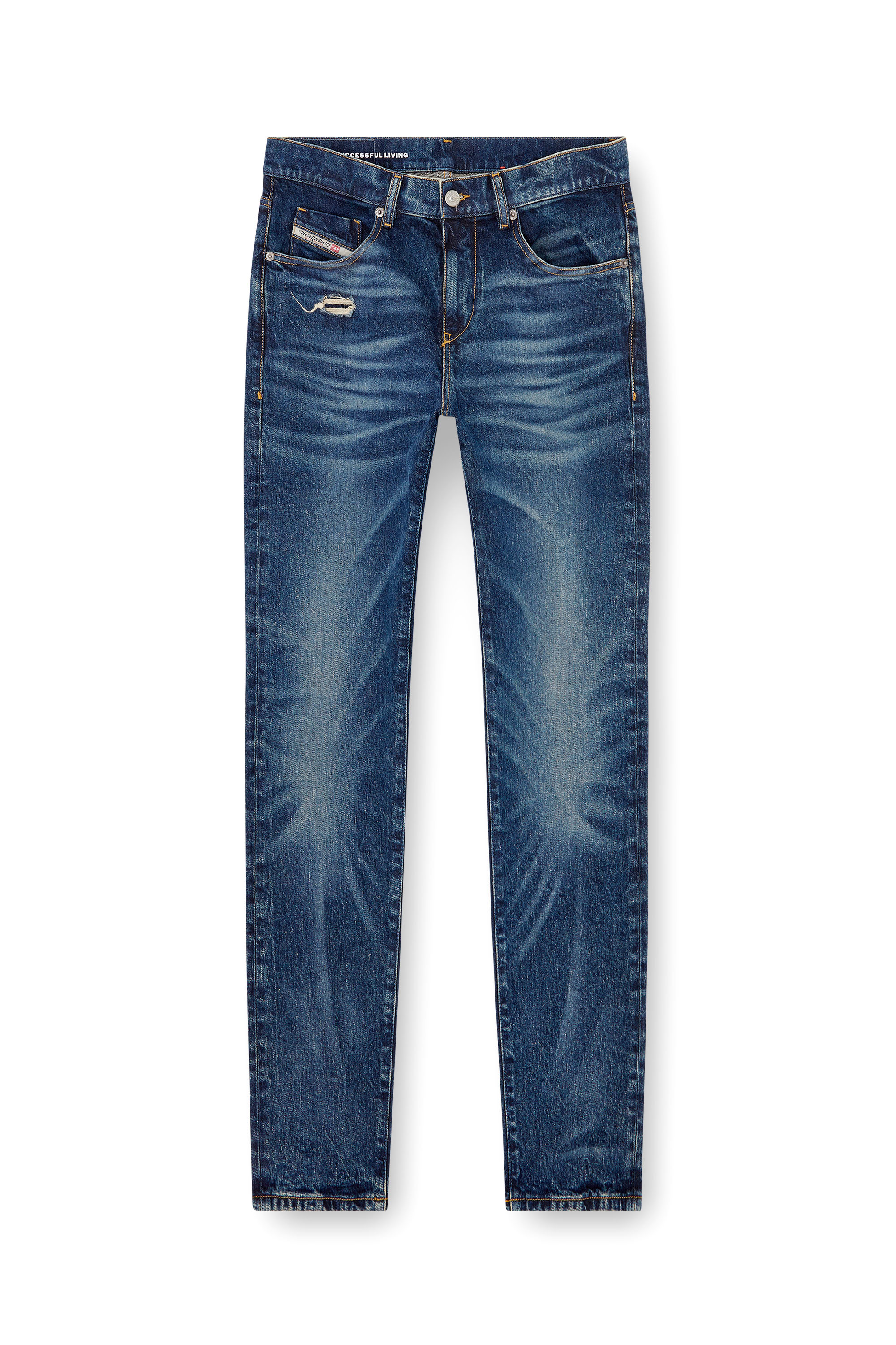 Diesel - Herren Slim Jeans 2019 D-Strukt 007Y3, Dunkelblau - 3