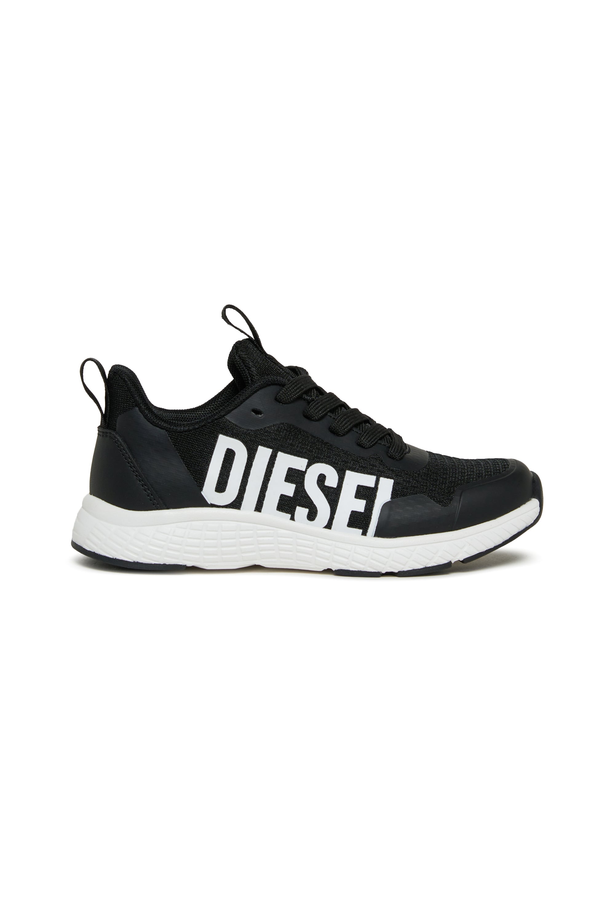 Diesel - S-RUNCOUT, Unisex S-Runcout - Sneakers mit maxi Diesel Logo in Schwarz - 1